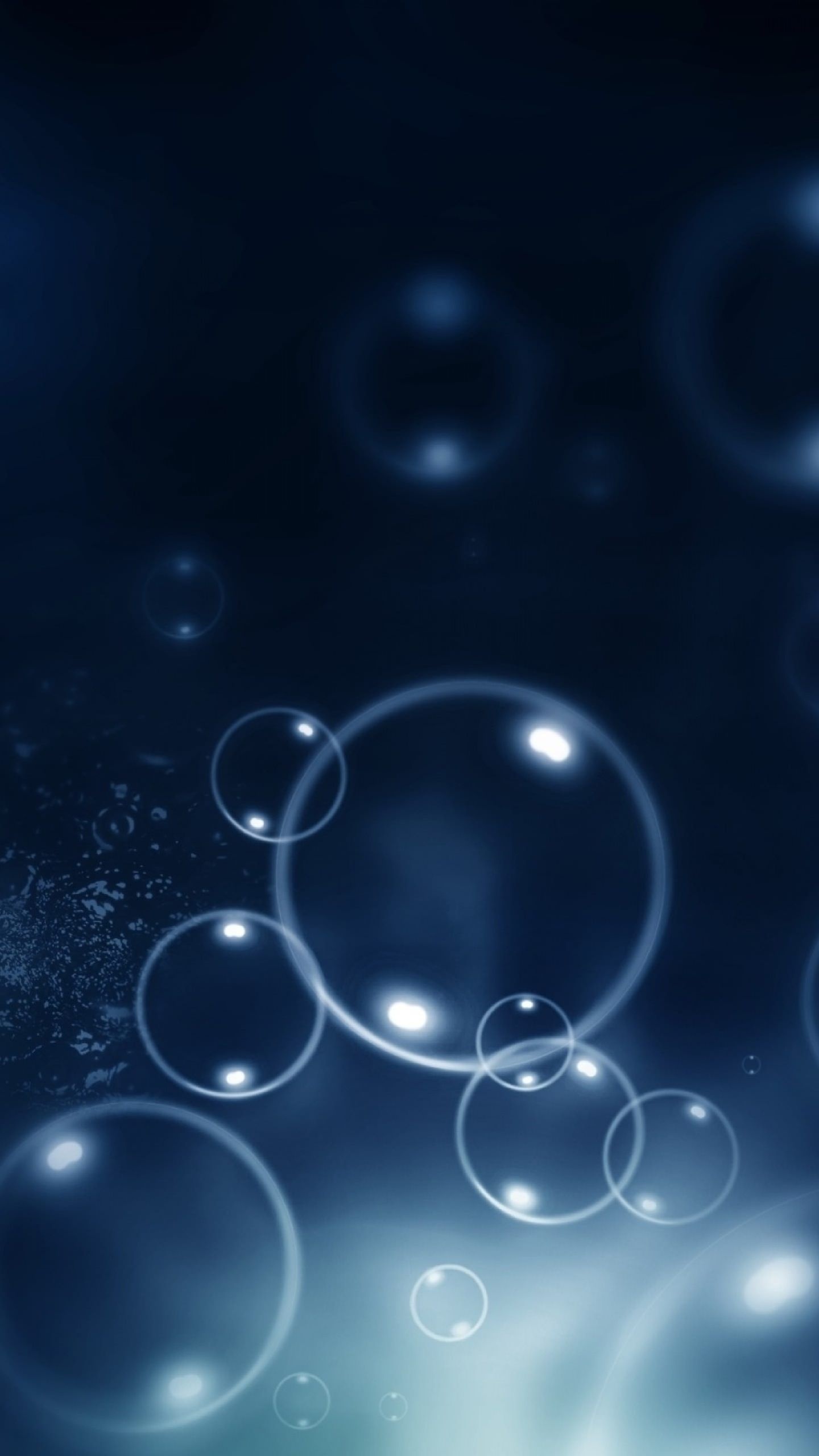 Colorful soap orbs, Floating in air, Phone screen delight, Shine and reflection, Abstract spheres, 1440x2560 HD Phone