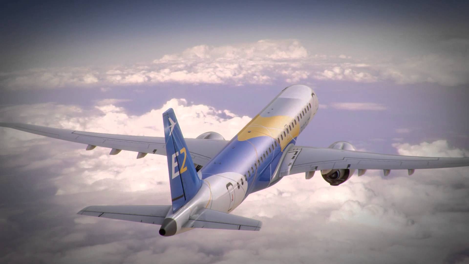 Embraer travels, Spectacular wings, Flight destinations, Jetsetting adventures, 1920x1080 Full HD Desktop