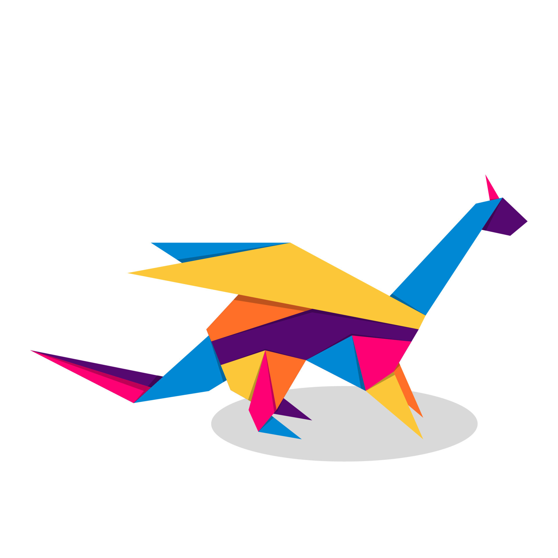 Abstract dragon, Colorful and vibrant, Artistic logo design, Fiery and fierce, 1920x1920 HD Phone
