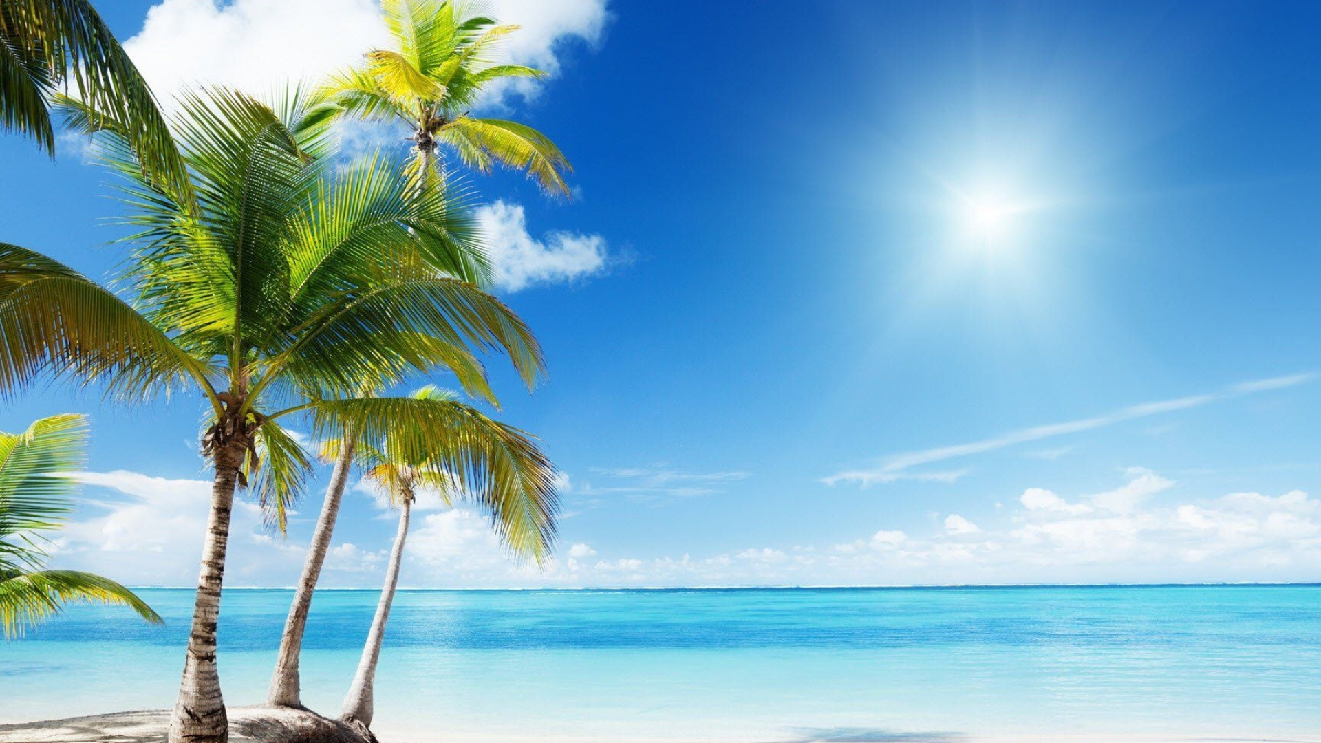 2017 beach wallpapers, Sunny shores, Coastal beauty, Tropical vacation, 1920x1080 Full HD Desktop