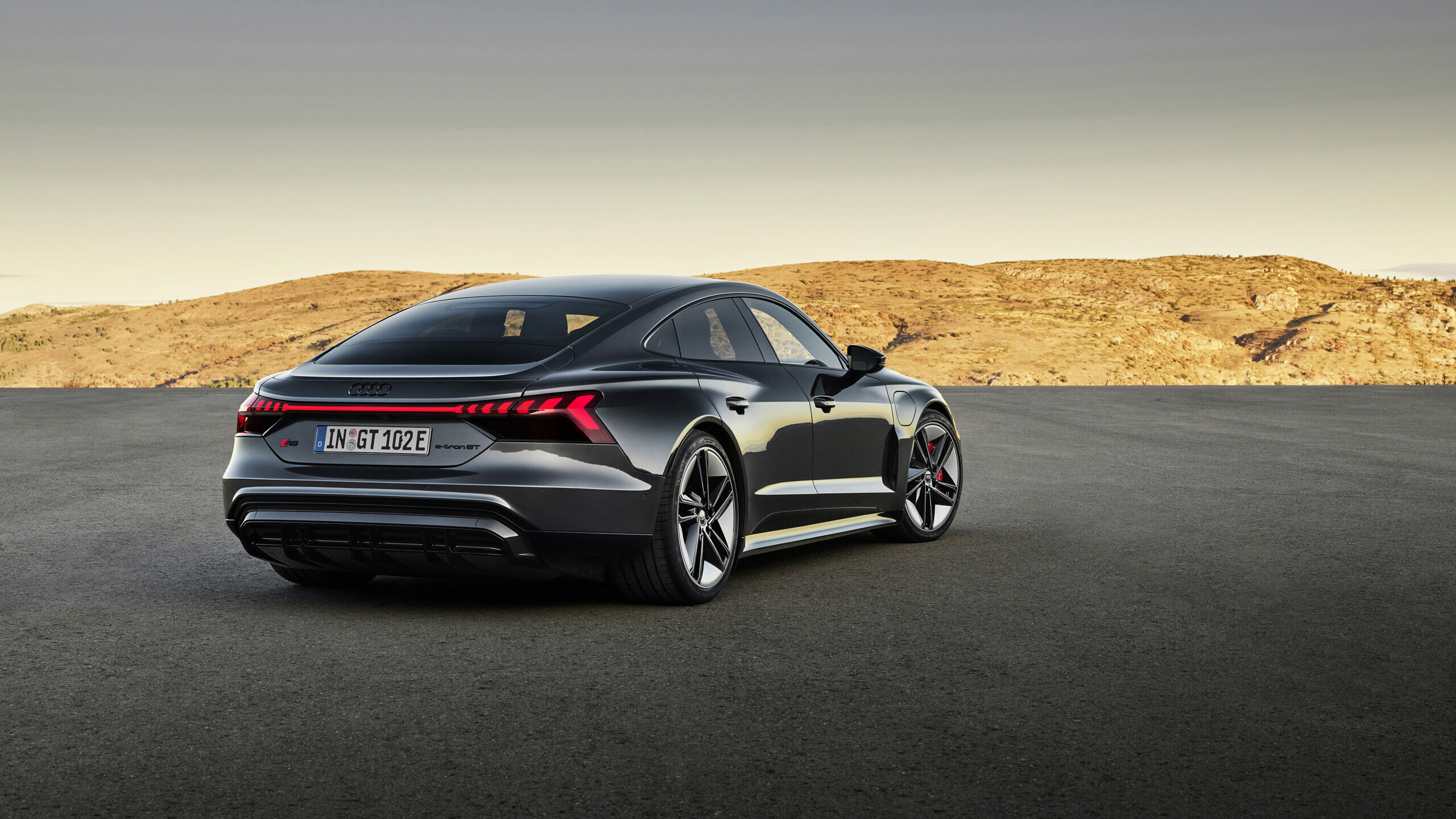 Audi: A German company that produces cars, RS E-Tron GT. 2560x1440 HD Wallpaper.