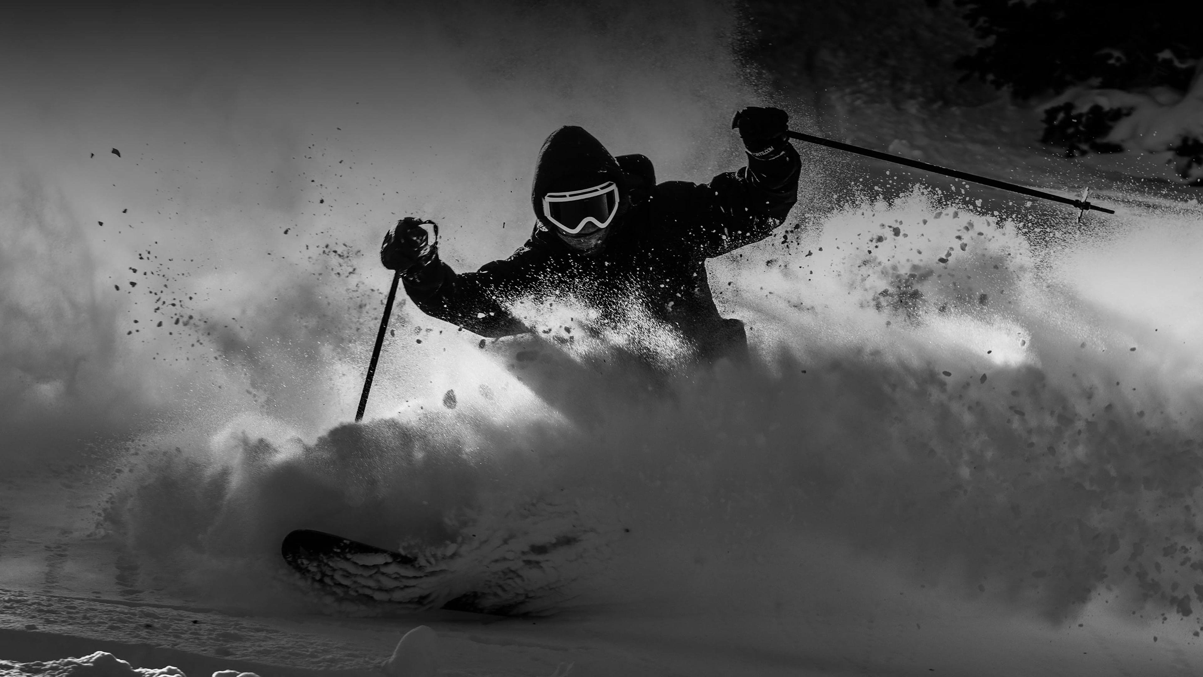 Alpine Skiing, Skiing season, Winter wonderland, Snow sports, 3840x2160 4K Desktop