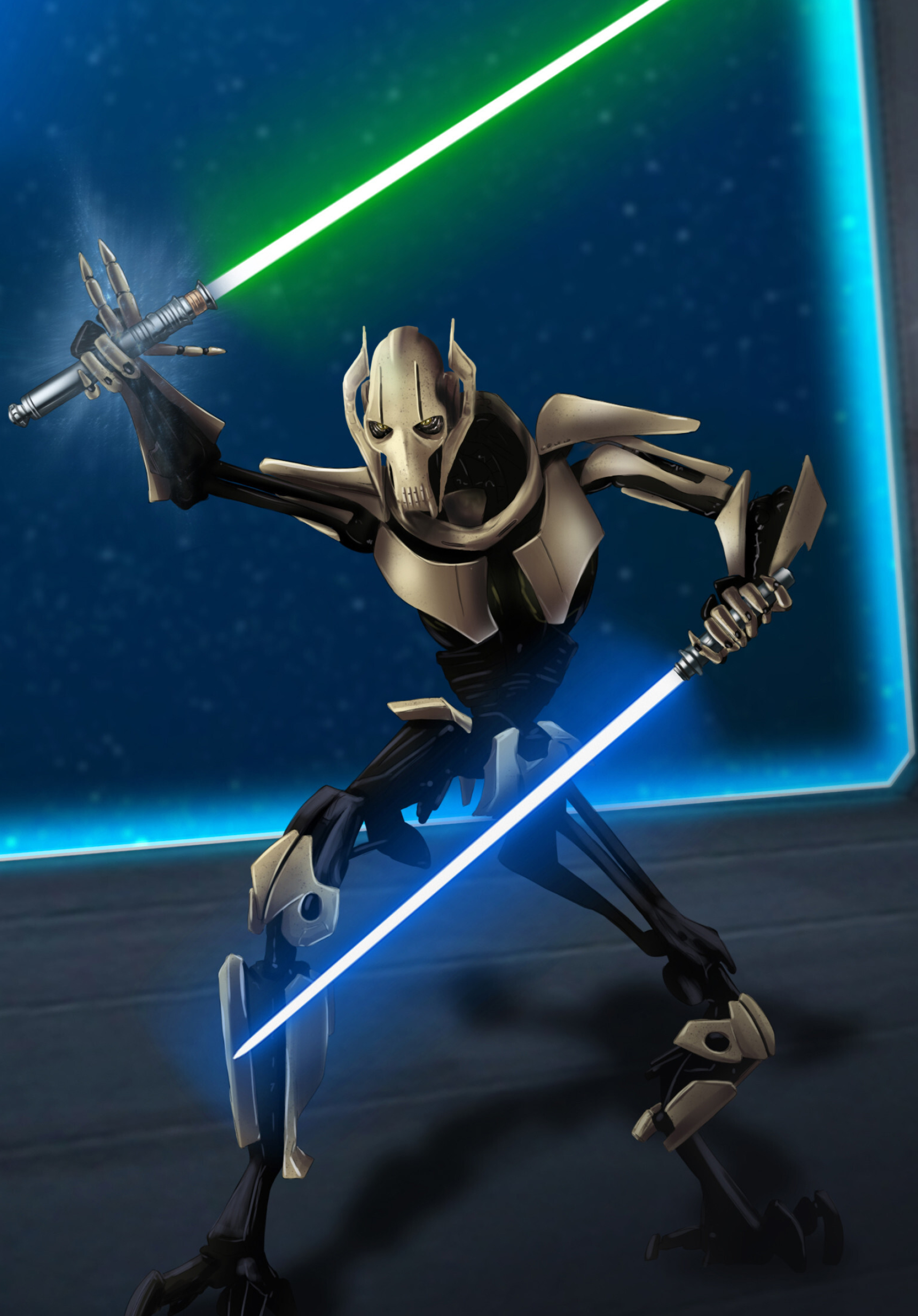 General Grievous: One of the franchise's most iconic villains, A cult following, The popularity within the Star Wars fandom. 1720x2470 HD Wallpaper.