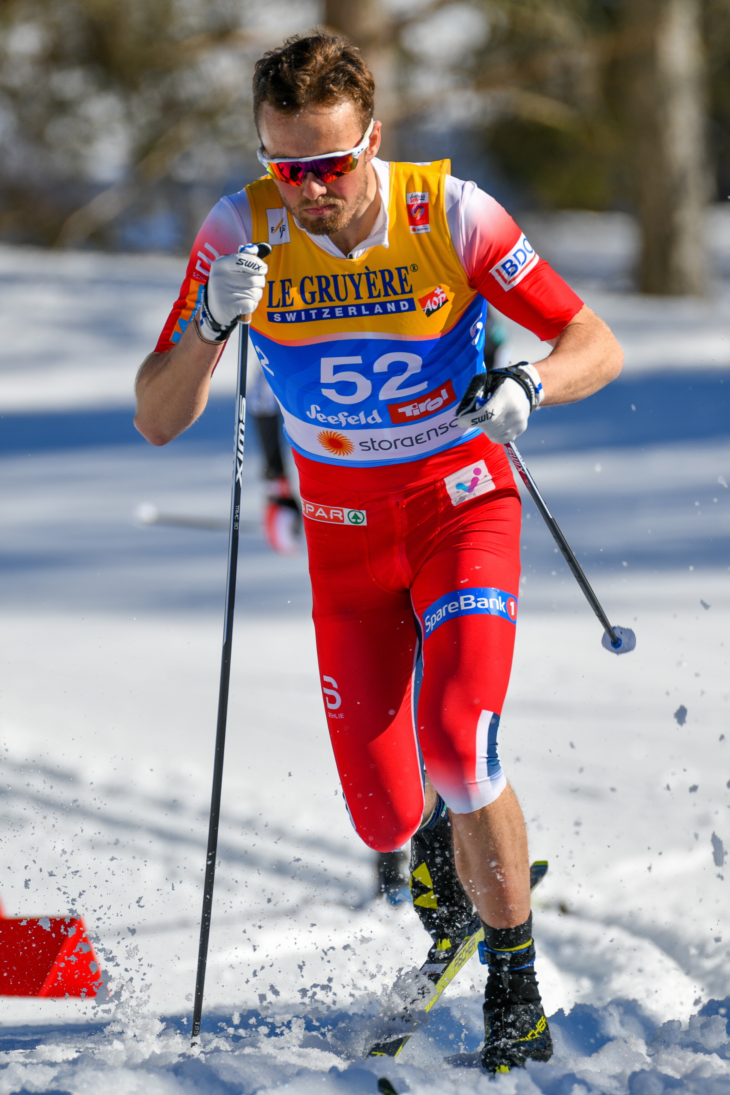 Emil Iversen, Cross-country skiing icon, Victory at every turn, Unwavering determination, 2340x3500 HD Phone