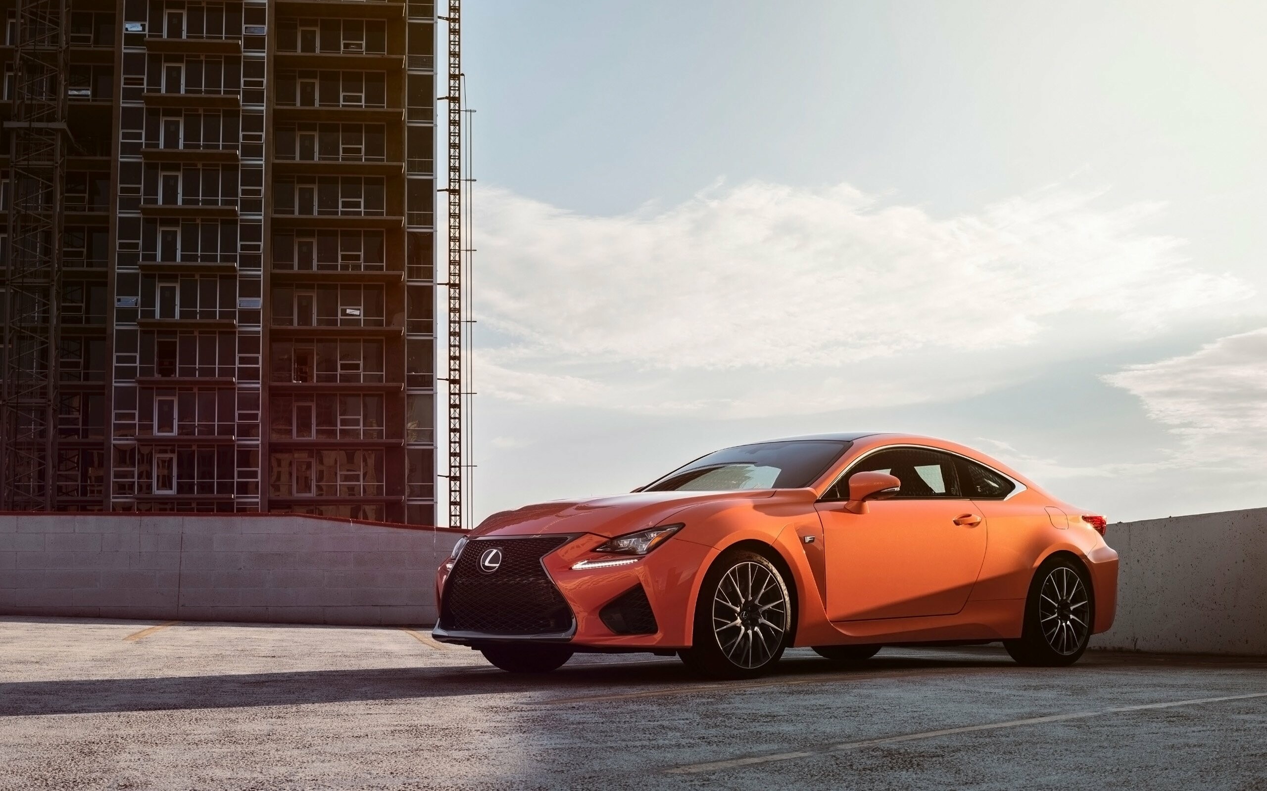 Lexus: Toyota created the marque in 1989 to have a more exclusive brand for its premium cars in foreign markets, RC F. 2560x1600 HD Background.