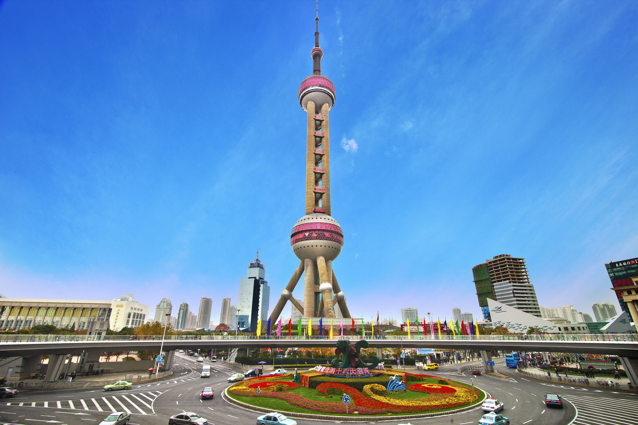 Oriental Pearl Tower, Travels, Thousand Wonders, 2050x1370 HD Desktop