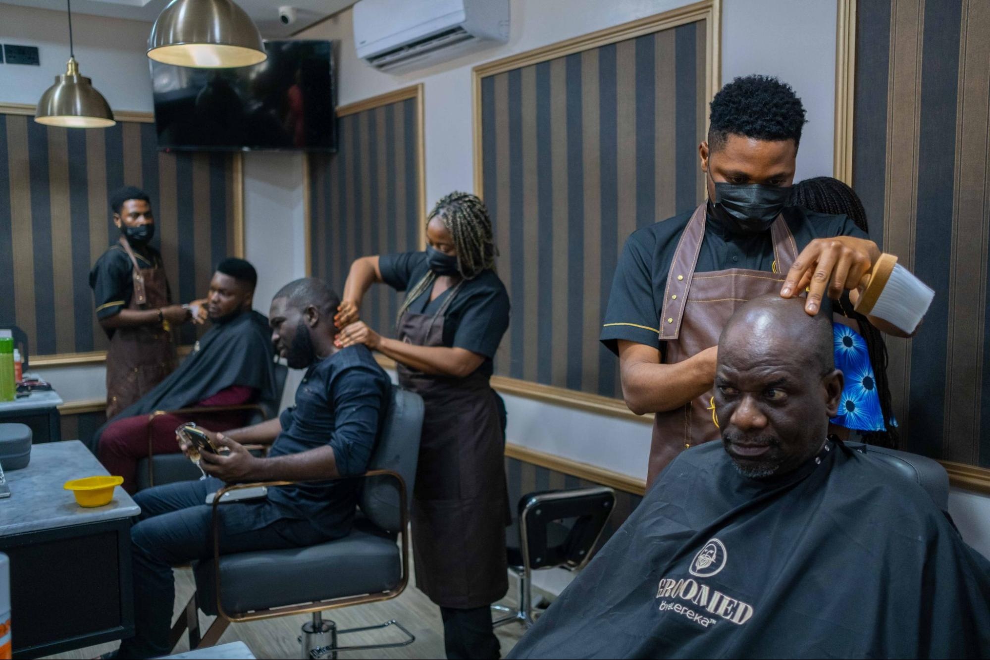 Hair Stylist, Premium barbershop, Launch of Groomed by Elereka, Exclusive images, 2000x1340 HD Desktop
