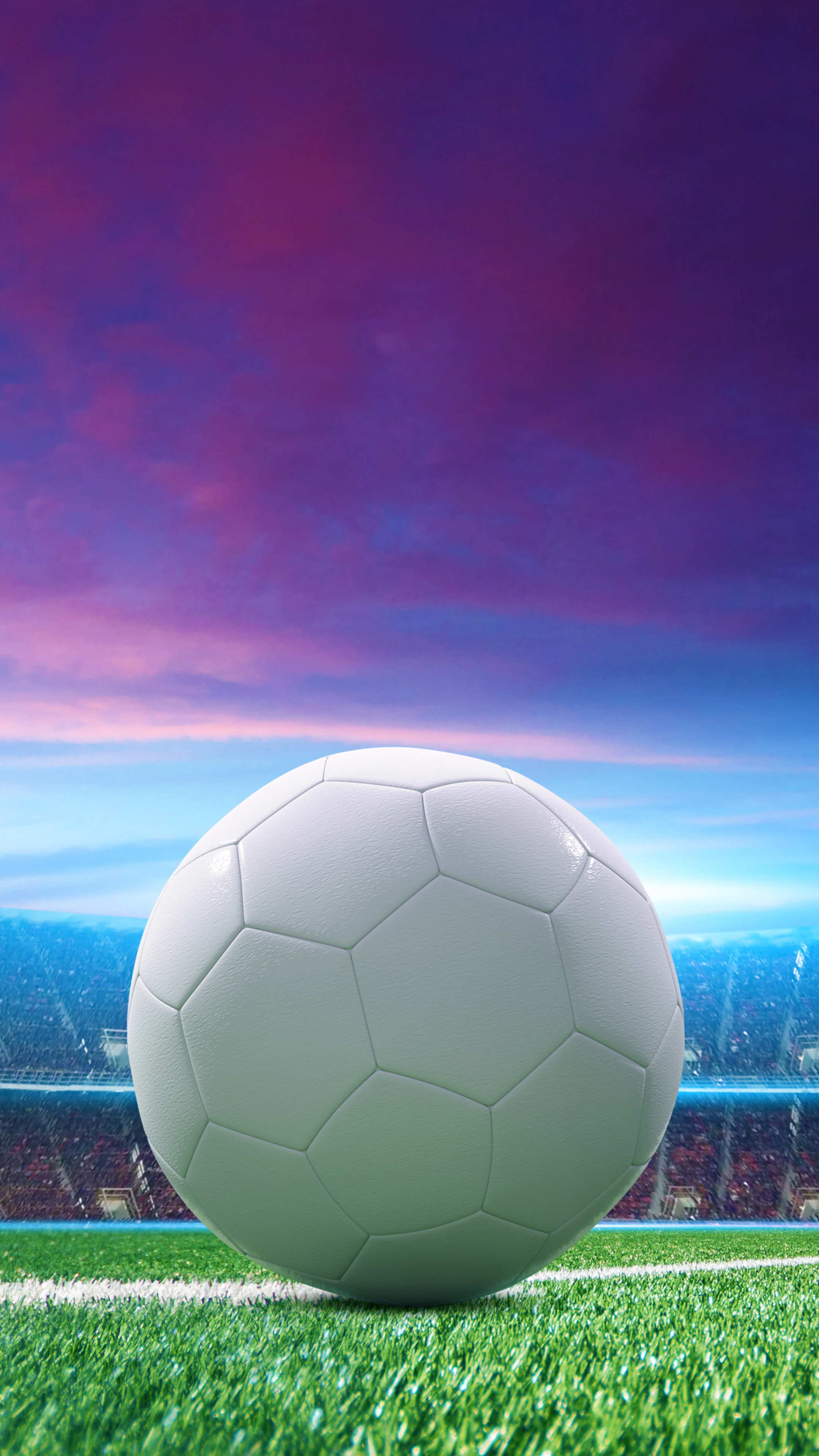Football stadium 4K, Sony Xperia, Premium image quality, Spectator experience, 2160x3840 4K Phone