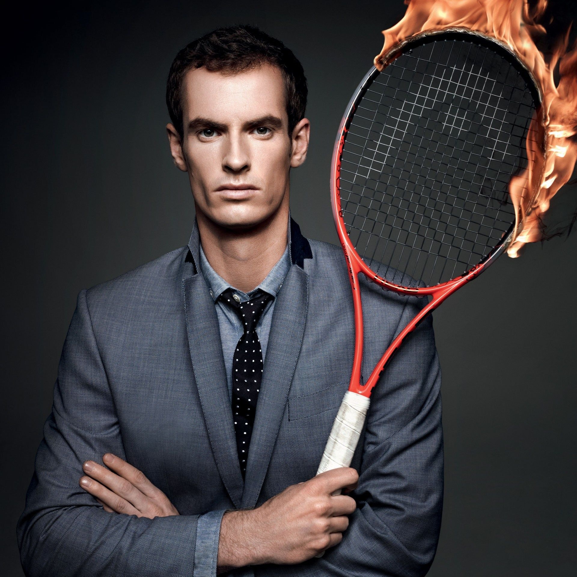 Andy Murray, GQ cover, Exclusive interview, Tennis and fashion, 1920x1920 HD Phone