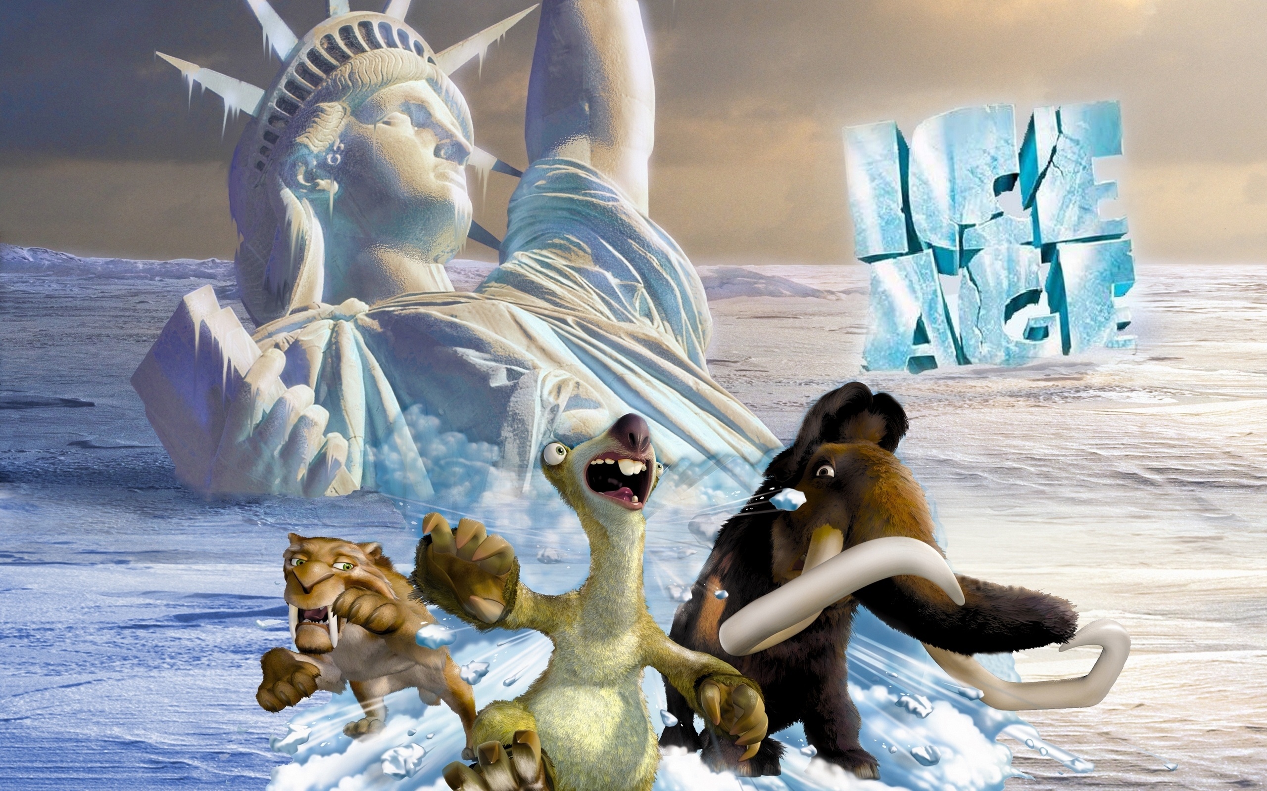 Ice Age franchise, Continental drift, Irresistible comedy, Fan-made wallpaper, 2560x1600 HD Desktop