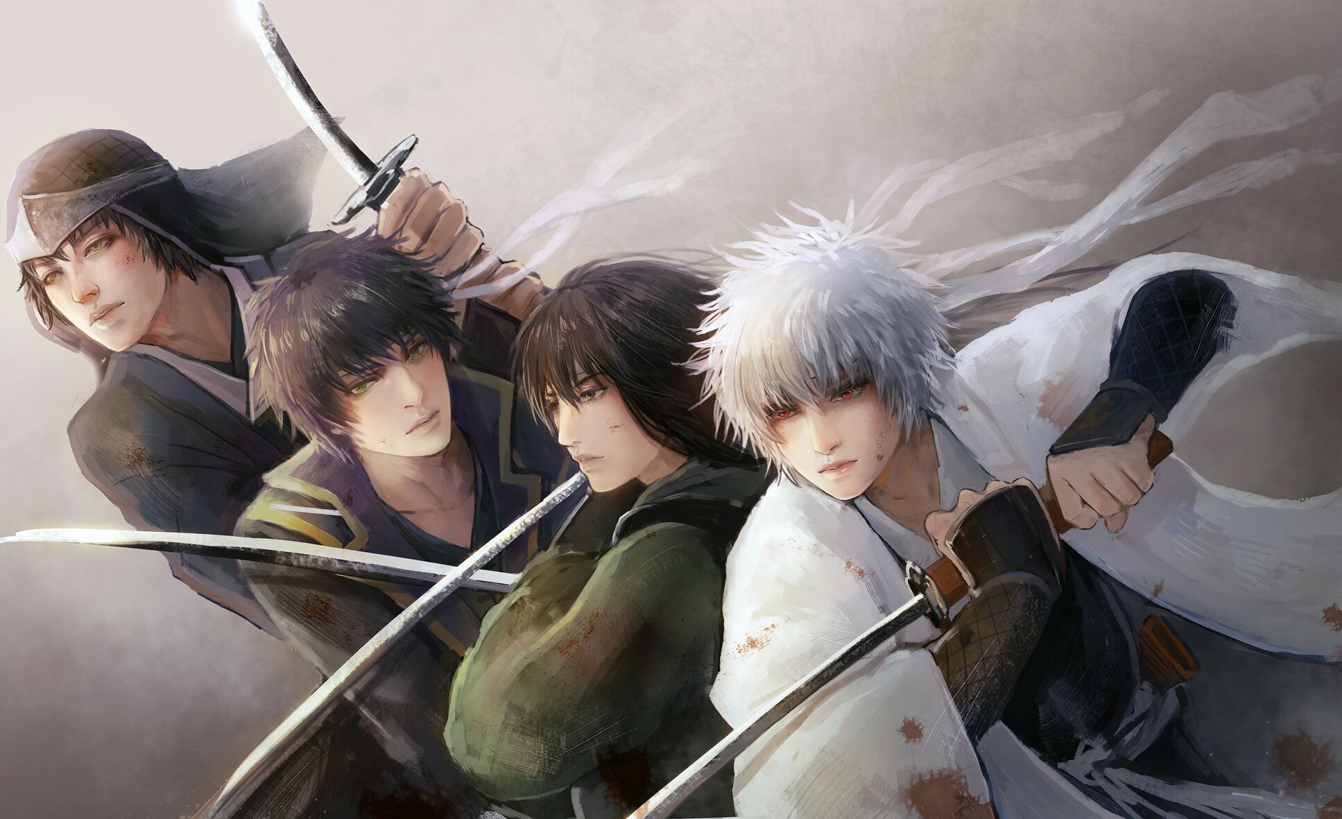 Gintoki Sakata: Katsura Kotarou, The leader of a moderate Joui faction and a fugitive wanted by the authorities. 1940x1190 HD Wallpaper.
