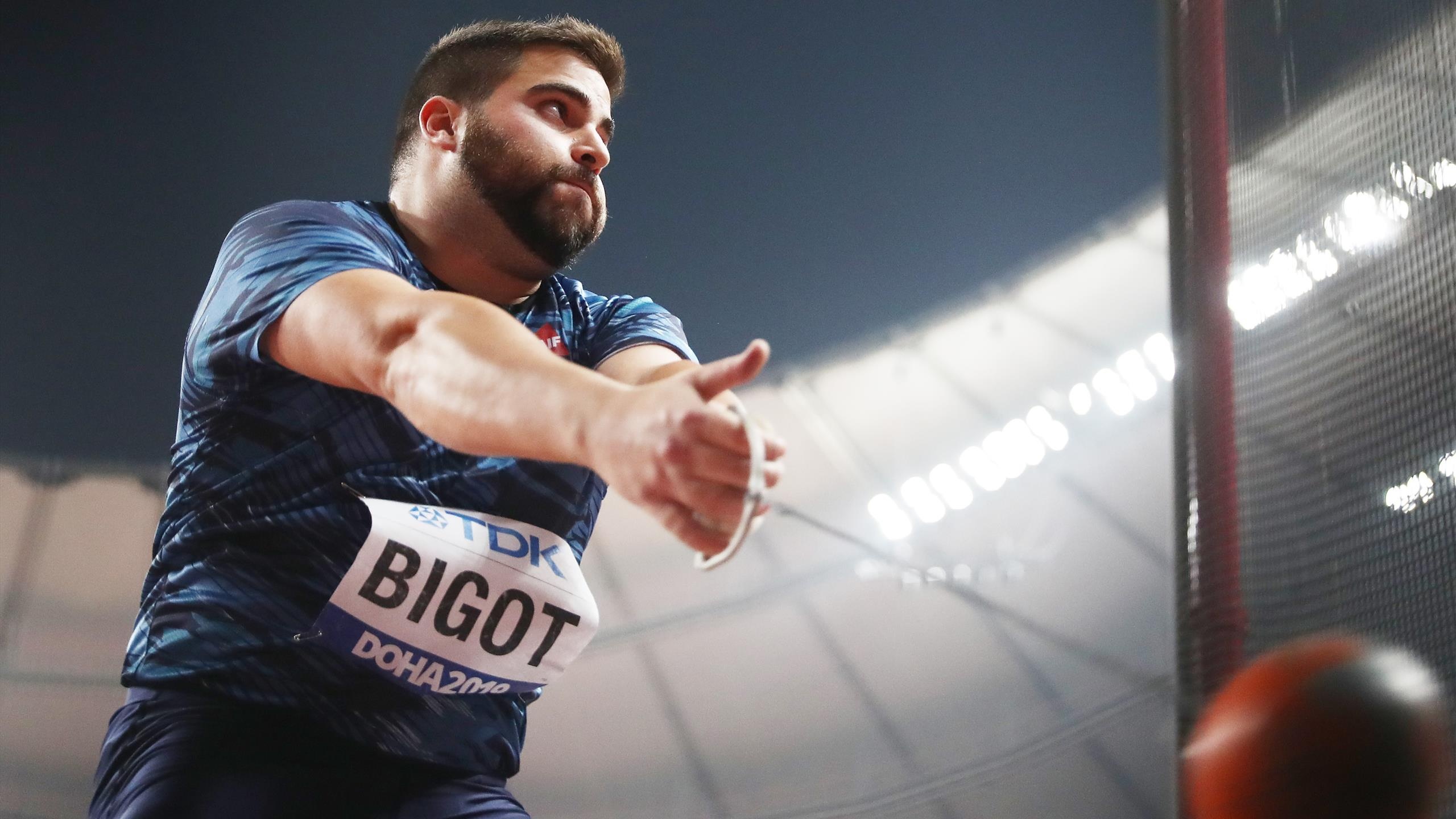 Quentin Bigot, Athletics, World Championships, 2560x1440 HD Desktop