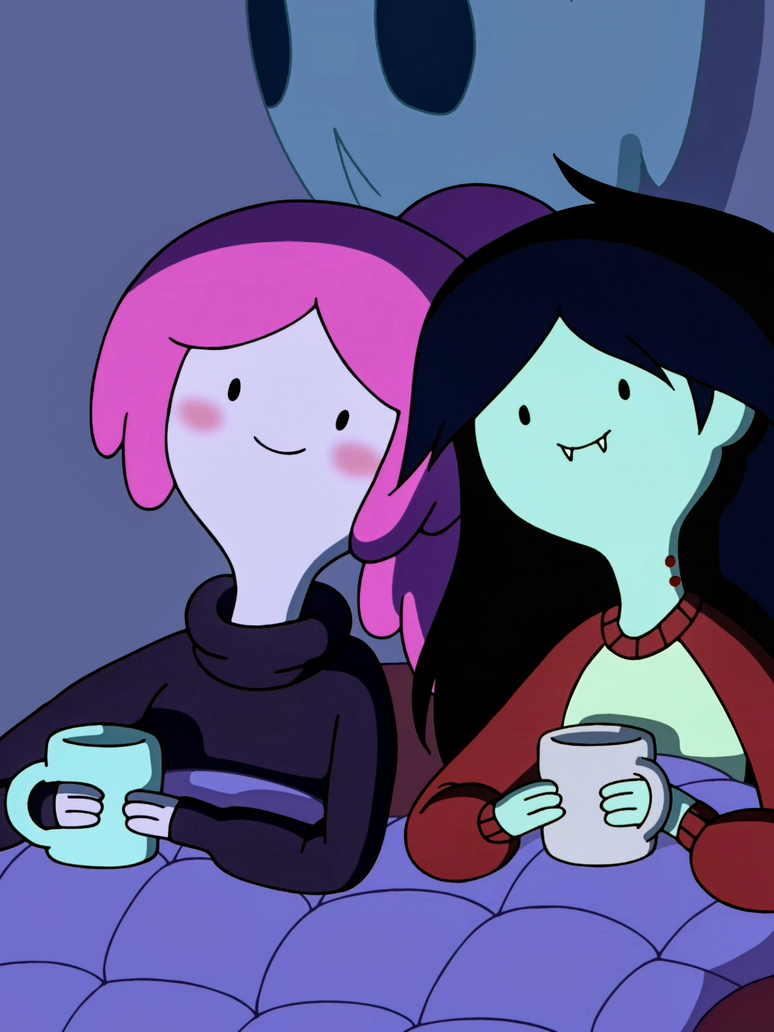 Adventure Time, Distant Lands, Bubblegum and Marceline, Animated series, 1540x2050 HD Phone