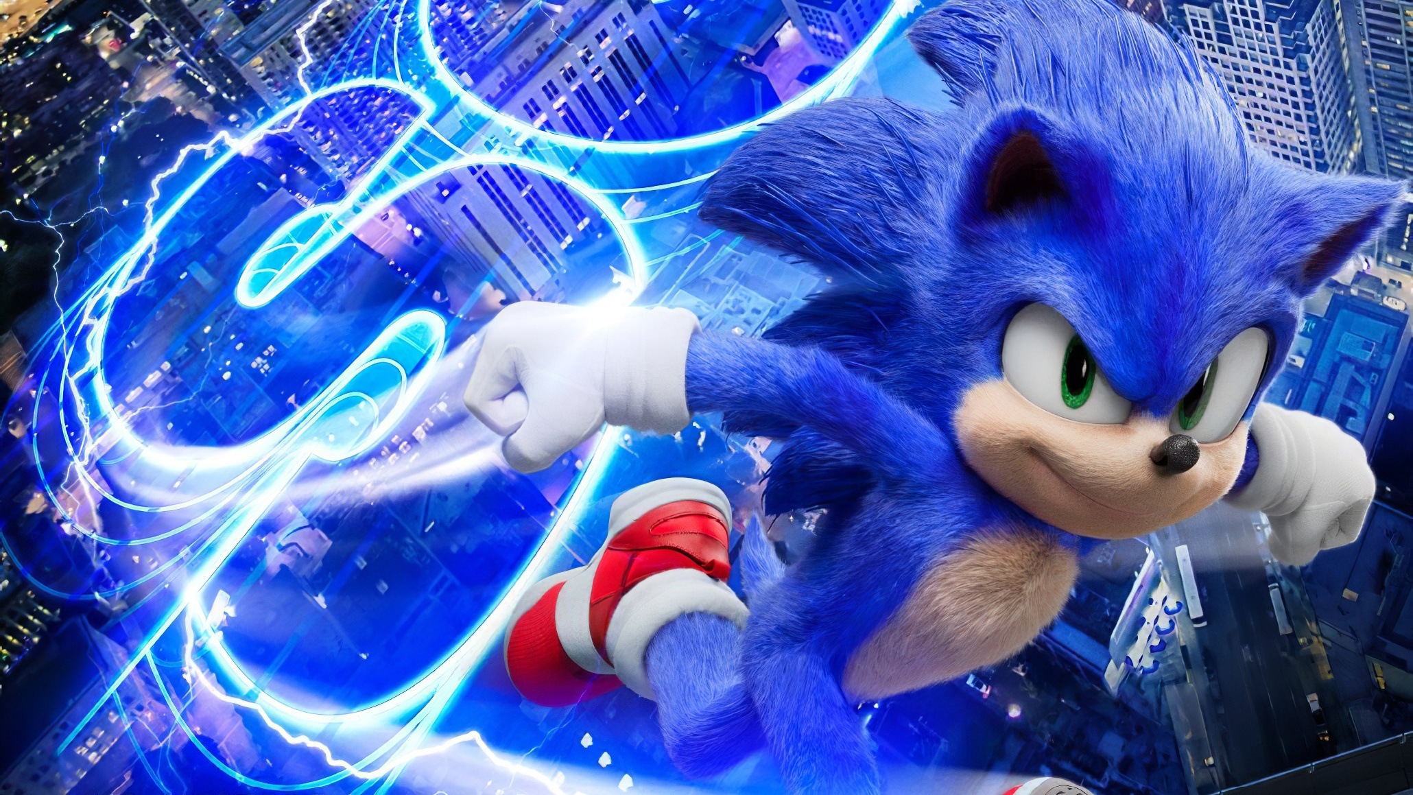 Sonic the Hedgehog, Movie, HD wallpaper, Fast-paced action, 2060x1160 HD Desktop