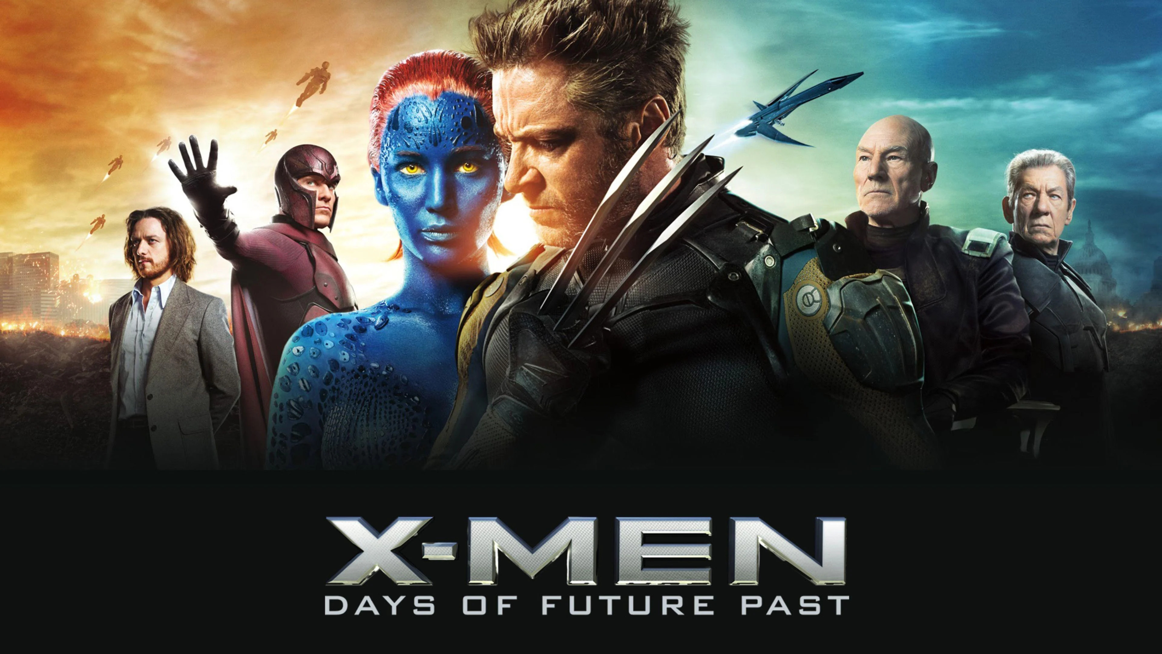 X-Men: Days of Future Past, Top Free, Backgrounds, Time Travel, 3840x2160 4K Desktop