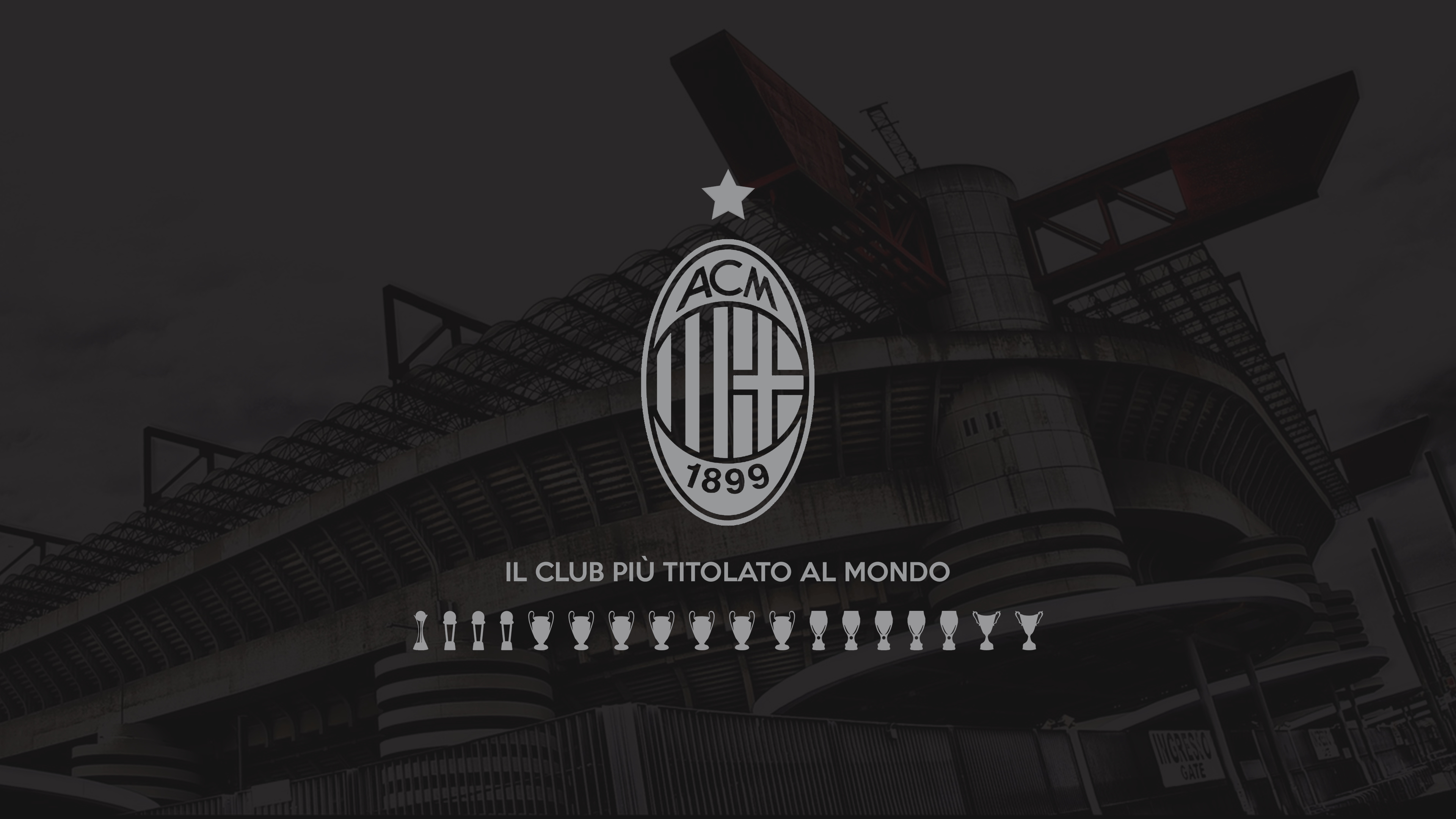 AC Milan, 4k backgrounds, High definition, Football wallpapers, 3840x2160 4K Desktop