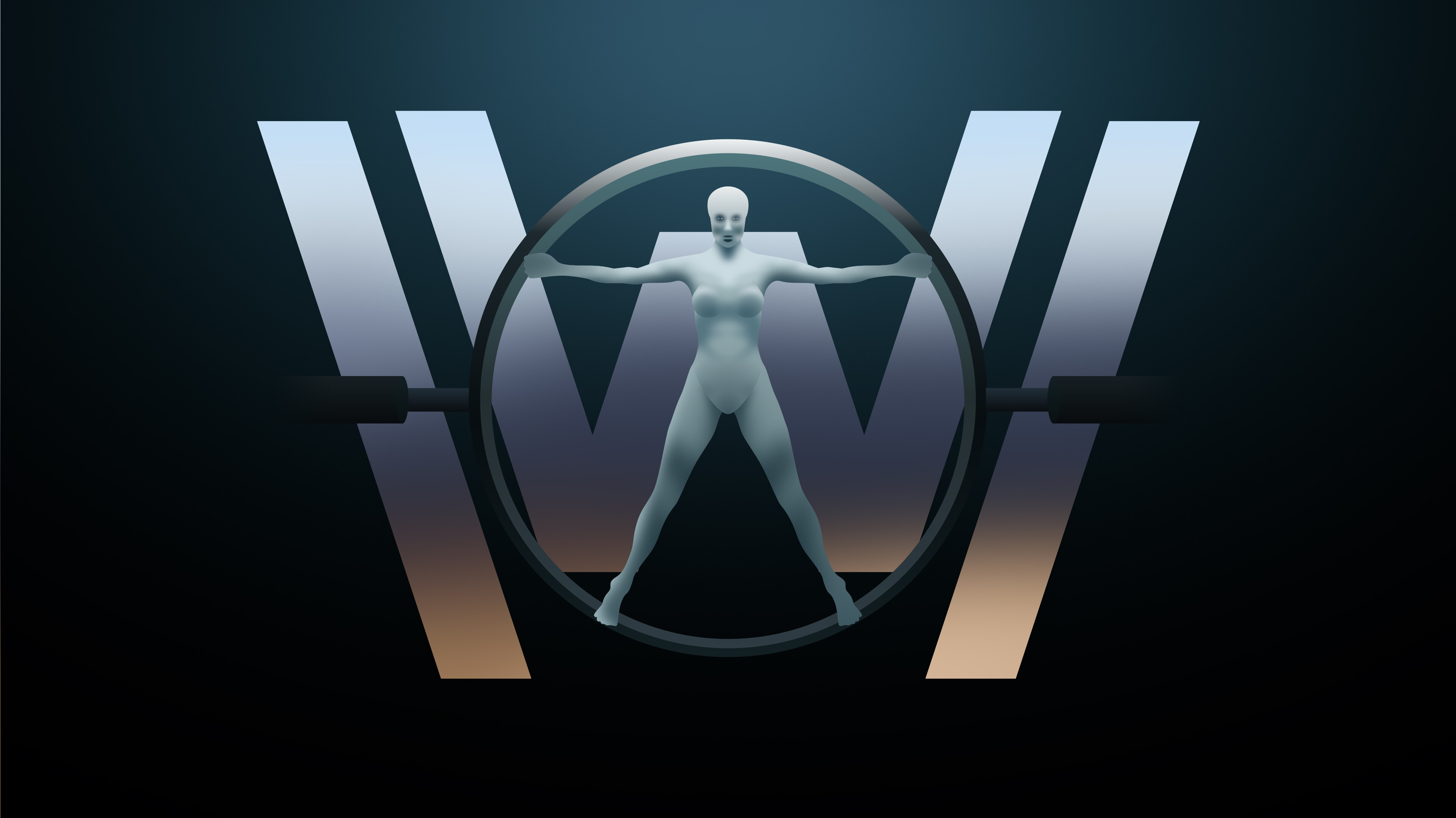 Westworld: An American dystopian science fiction western television series. 3840x2160 4K Background.
