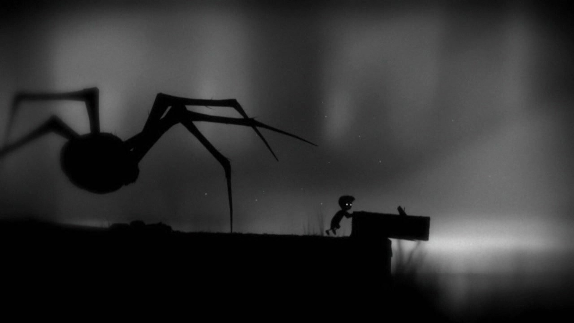 Limbo: Before its release, the game was awarded both the "Technical Excellence" and "Excellence in Visual Art" titles at the Independent Games Festival during the 2010 Game Developers Conference. 1920x1080 Full HD Wallpaper.
