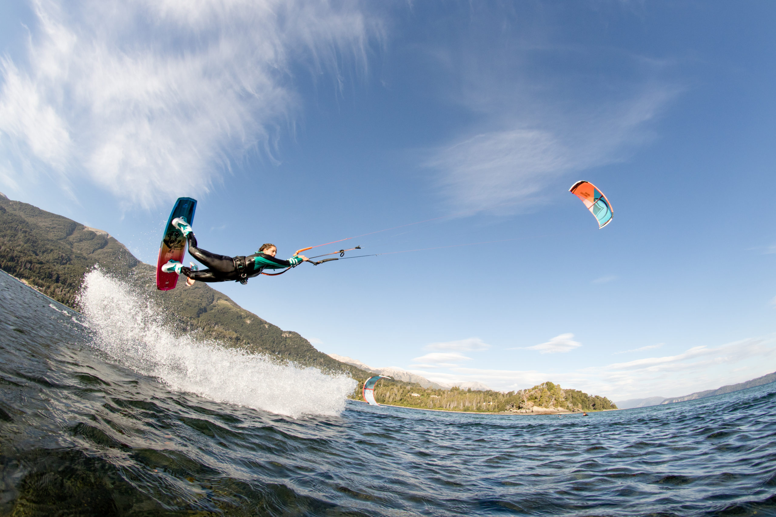 Kiteboarding: Kitesurf World Championships, Freestyle division, Kiteboarding tricks. 2560x1710 HD Background.