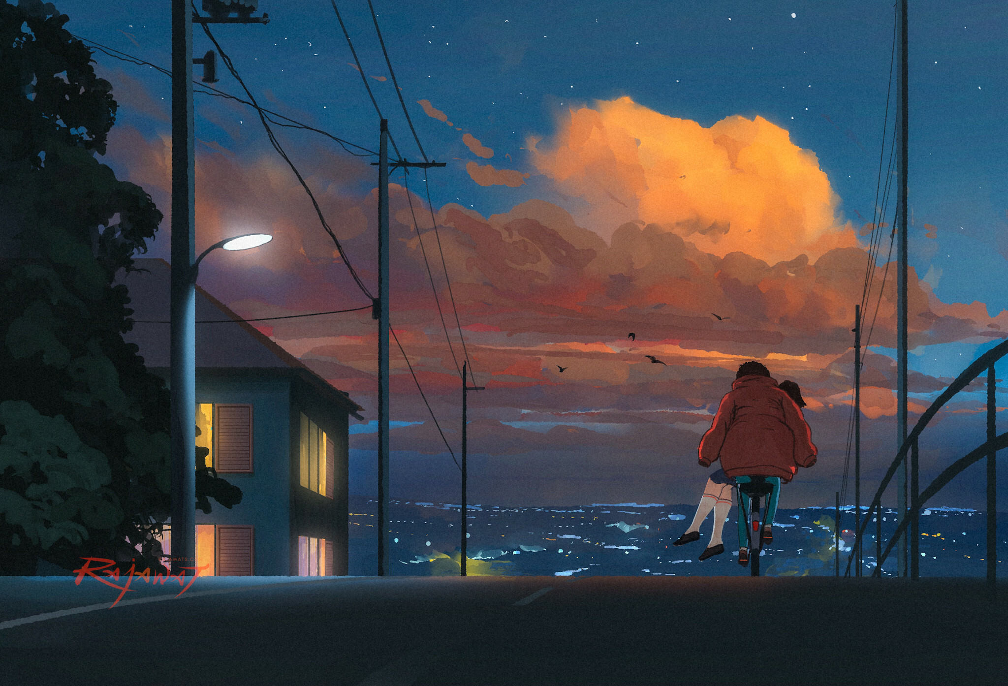 Whisper of the Heart: Animated by Studio Ghibli for Tokuma Shoten, Nippon Television Network and Hakuhodo. 2050x1400 HD Background.