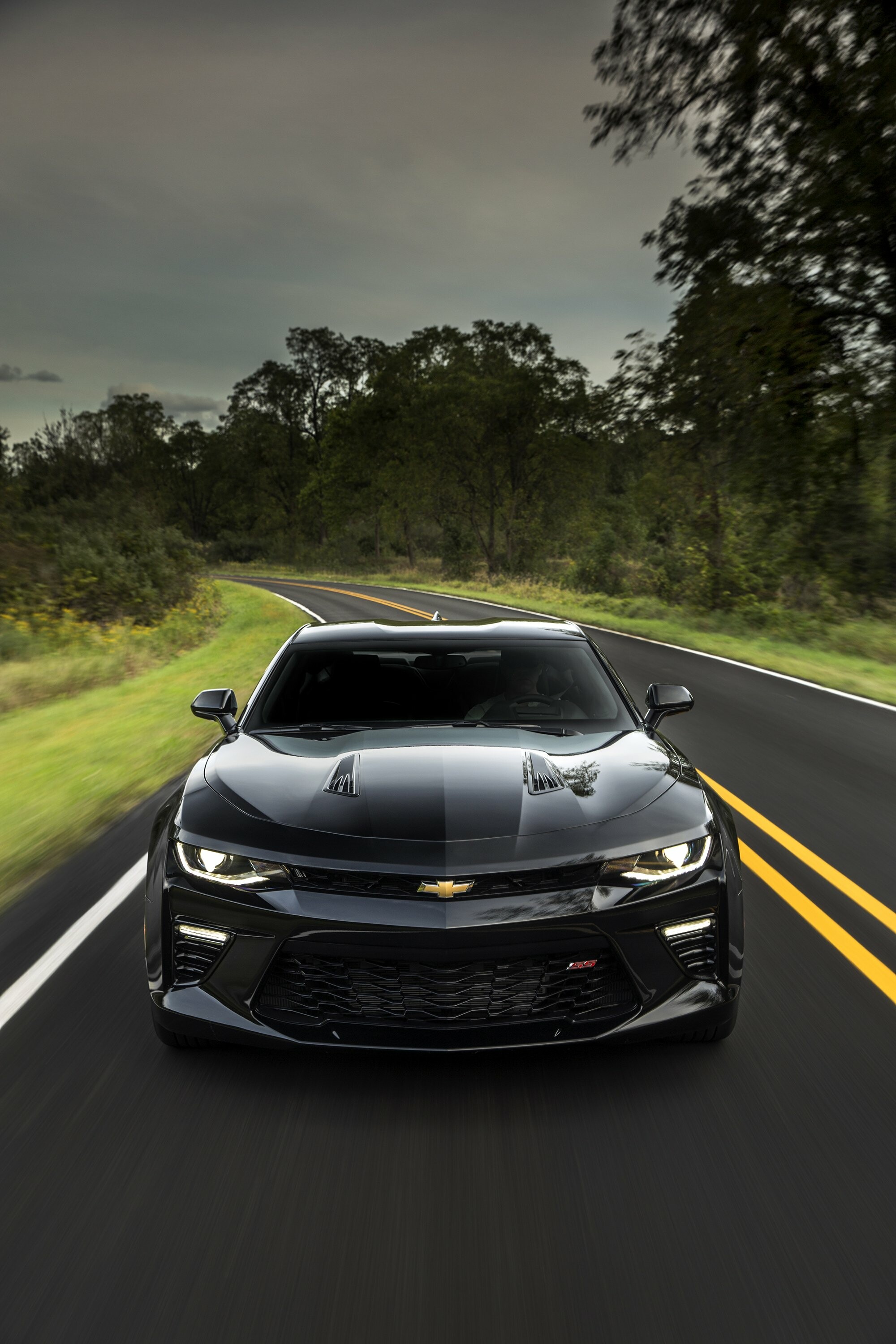 Chevrolet: 2016, Chev, Camaro, SS, Muscle Car. 2000x3000 HD Background.