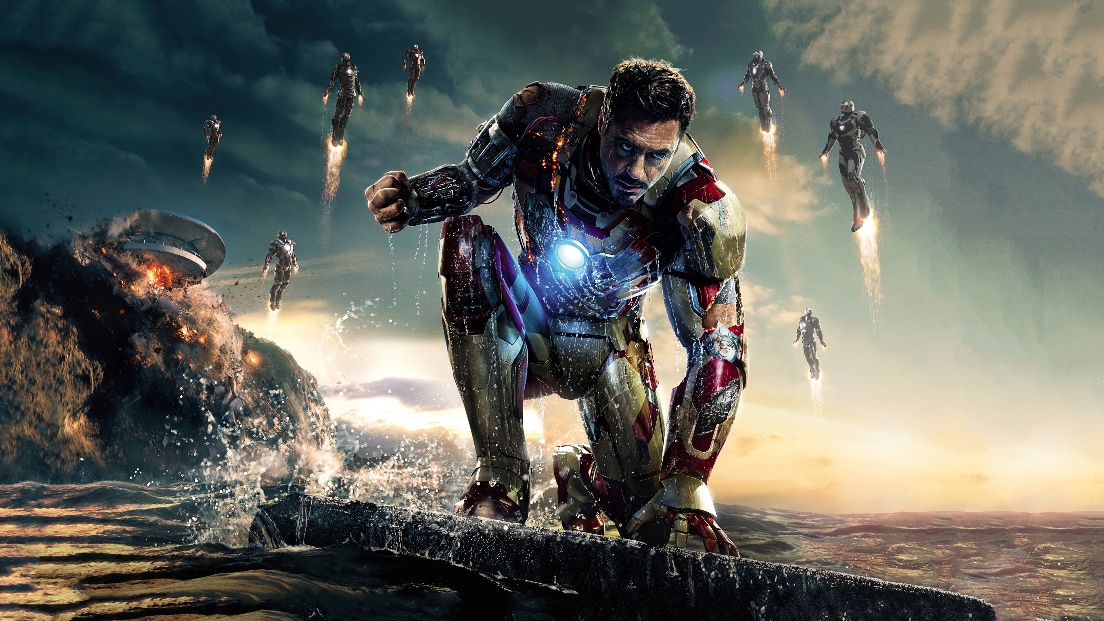 Robert Downey Jr.: The role in Avengers: Age of Ultron, Avengers 2, Tony Stark. 3840x2160 4K Wallpaper.