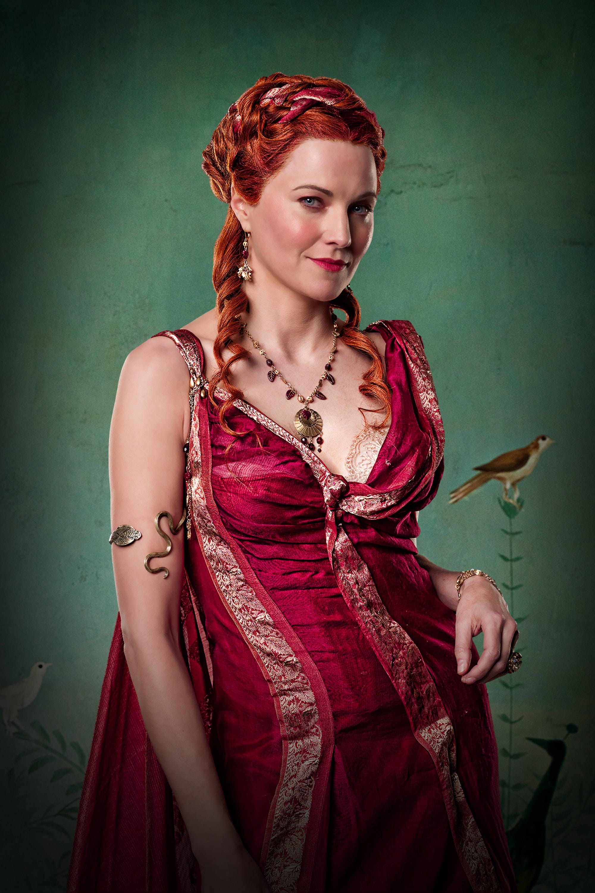 Lucy Lawless: Spartacus, The fiction series, 2010–2013, Lucretia, Batiatus' wife. 2000x3000 HD Wallpaper.