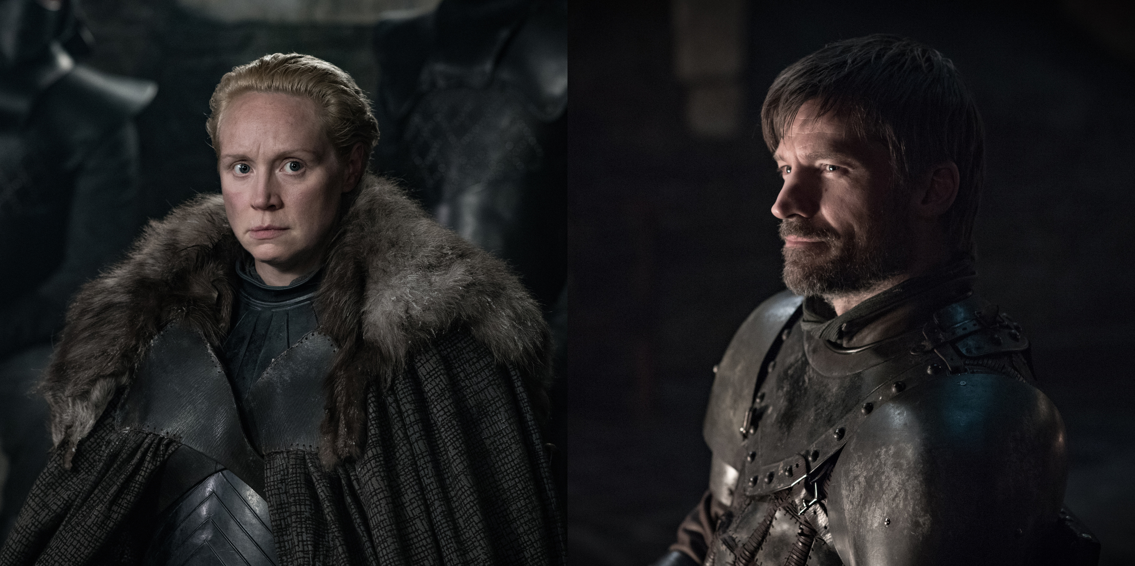 Jaime Lannister, TV show character, Brienne of Tarth, Epic duel, 3720x1860 Dual Screen Desktop