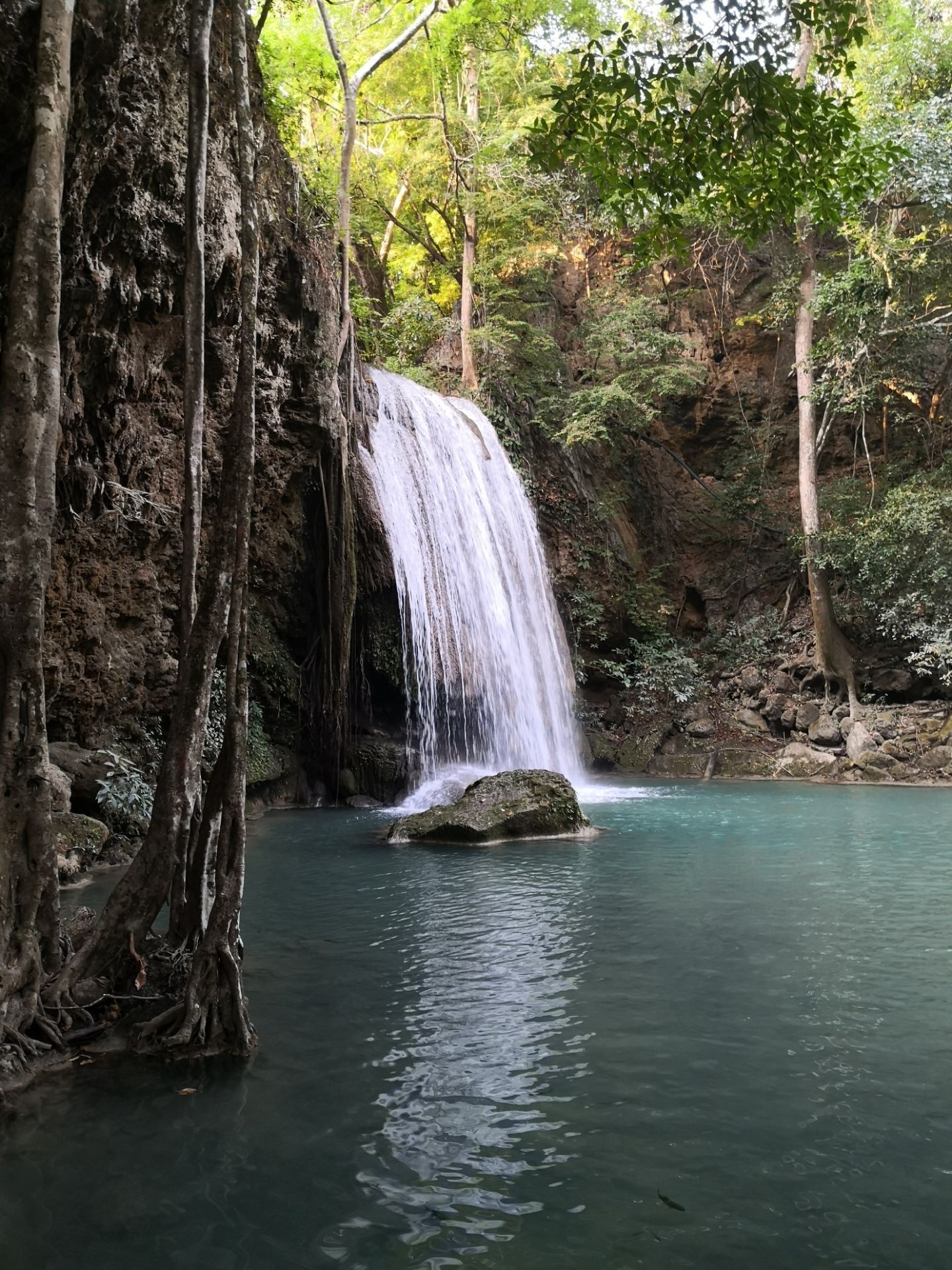 Erawan National Park, Majestic falls, Attraction reviews, Natural wonder, 1440x1920 HD Phone