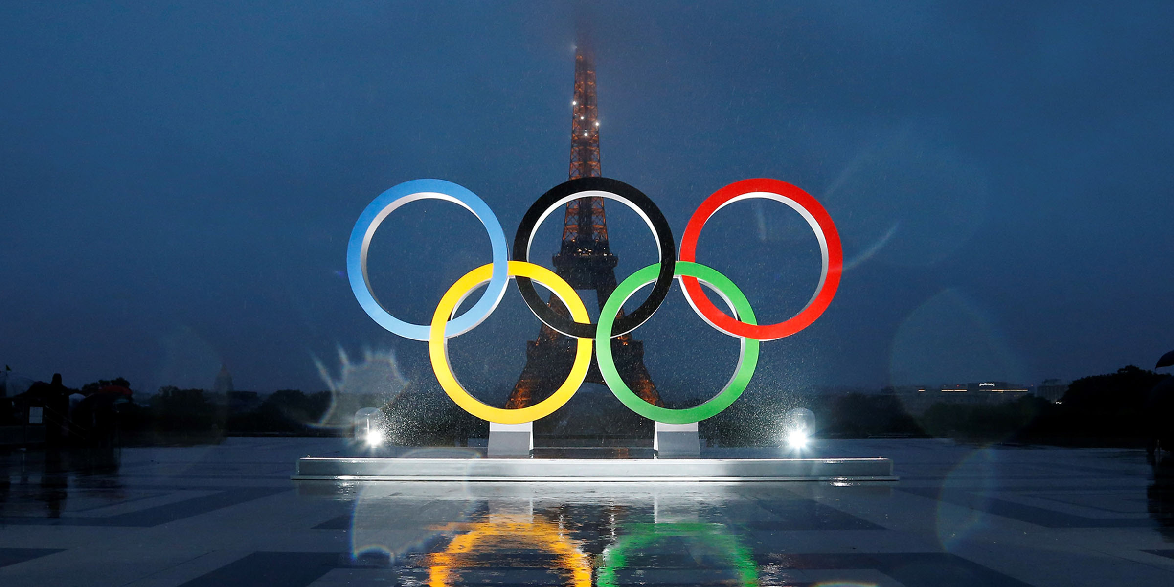 Olympics: France, International Olympic Committee, Pierre de Coubertin, Founder of the Olympic Movement. 2400x1200 Dual Screen Wallpaper.