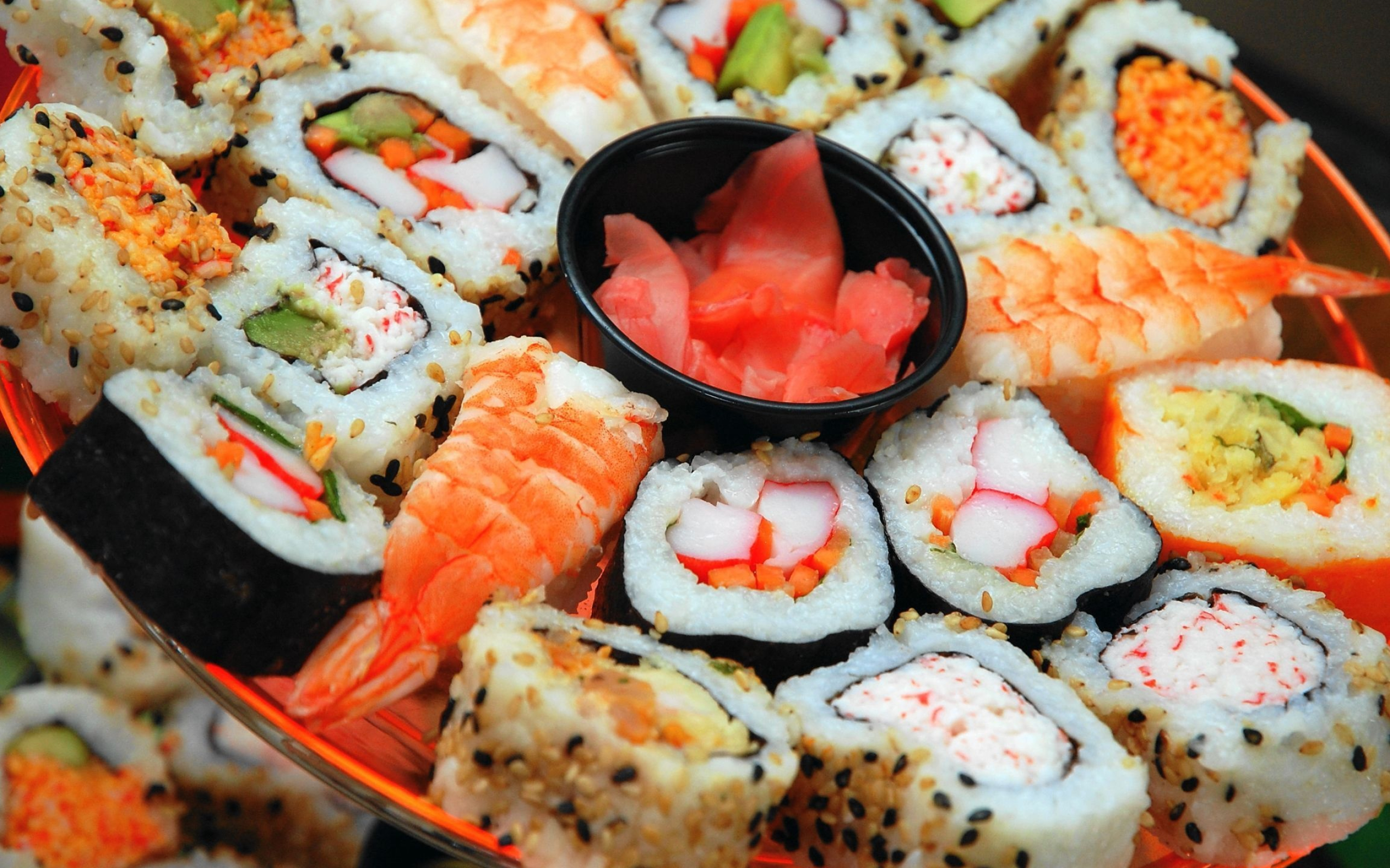 Sushi: Wasabi, also known as Chinese horseradish, a common ingredient in rolls. 2560x1600 HD Wallpaper.