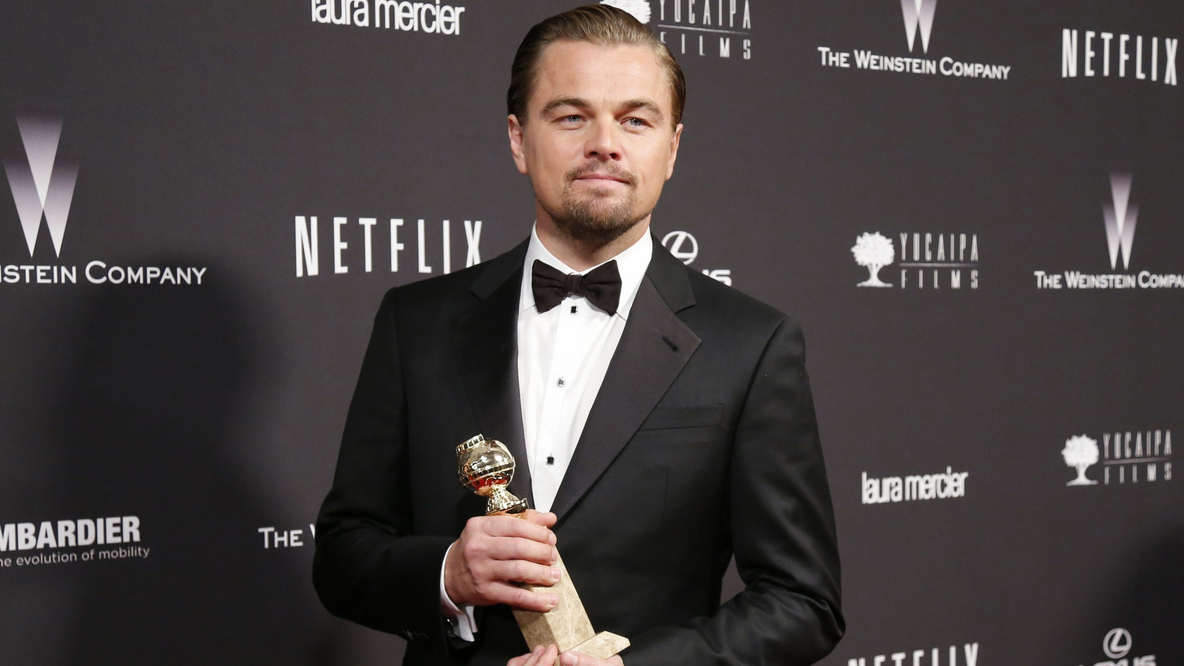 Leonardo DiCaprio, 86. Academy Awards, Oscar-Gewinner, Prominente Schauspieler, 3840x2160 4K Desktop
