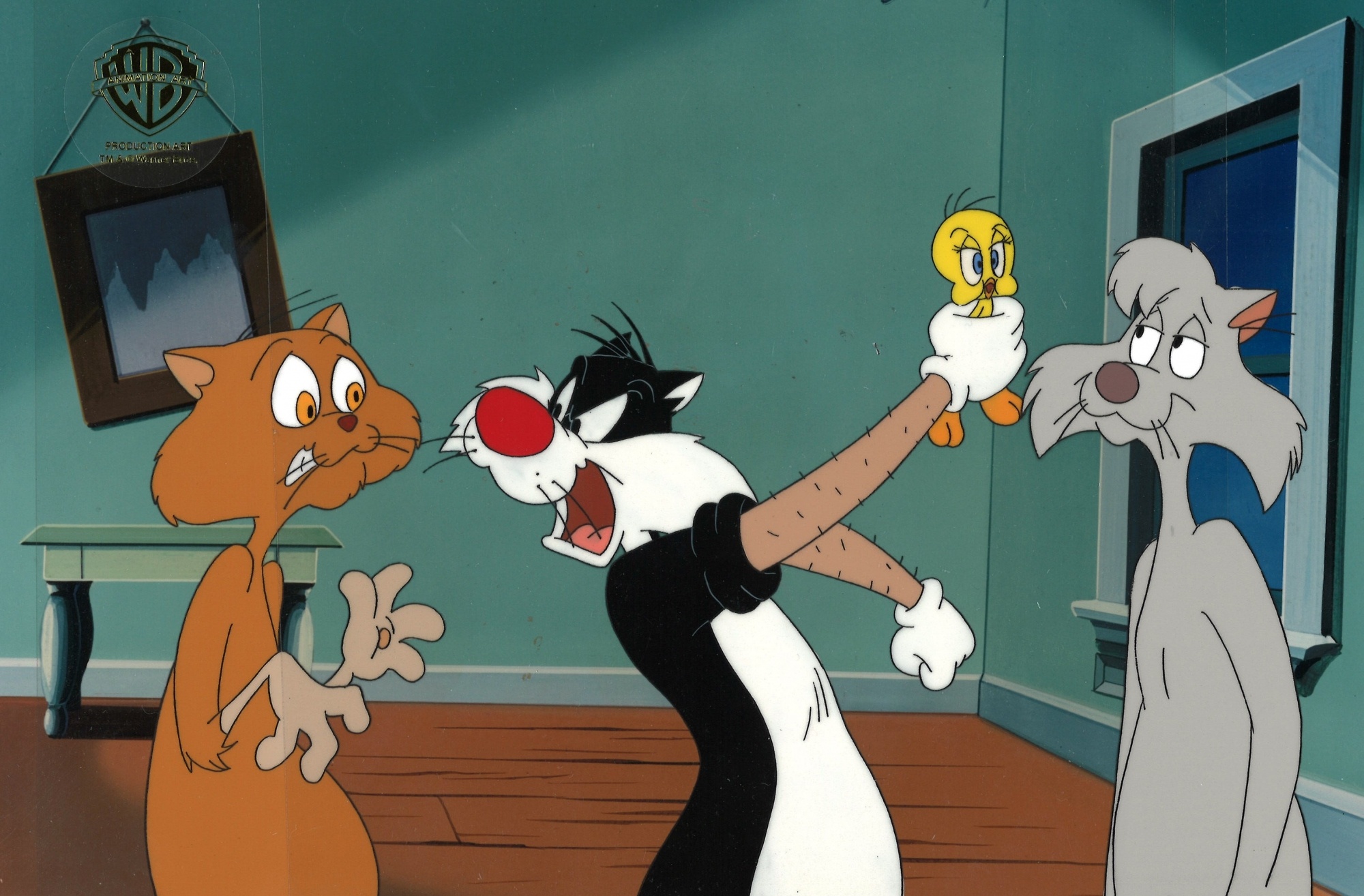 Sylvester the Cat, Animation legend, Looney Tunes character, Original production cels, 2000x1320 HD Desktop