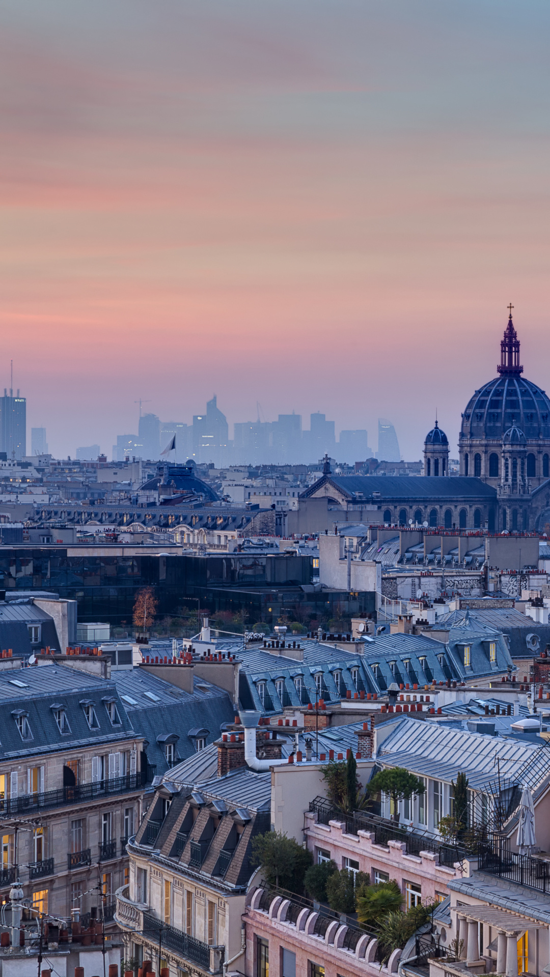 Paris: The city of romance, Urban design, Horizon, Cityscape. 1080x1920 Full HD Background.