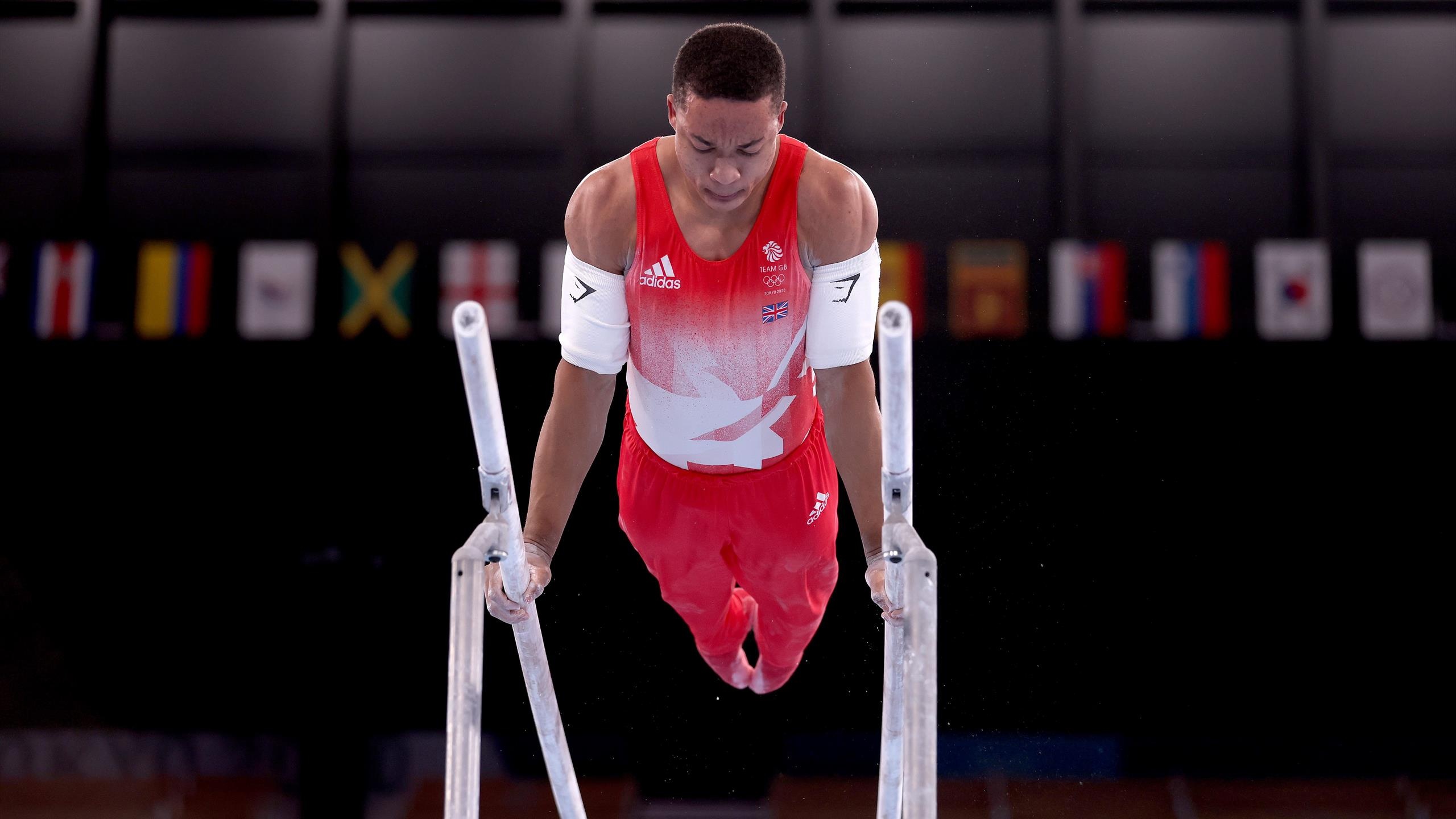 Parallel Bars: Britain's world champion Joe Fraser, Olympic Medal, Tokyo 2020, Sports. 2560x1440 HD Wallpaper.
