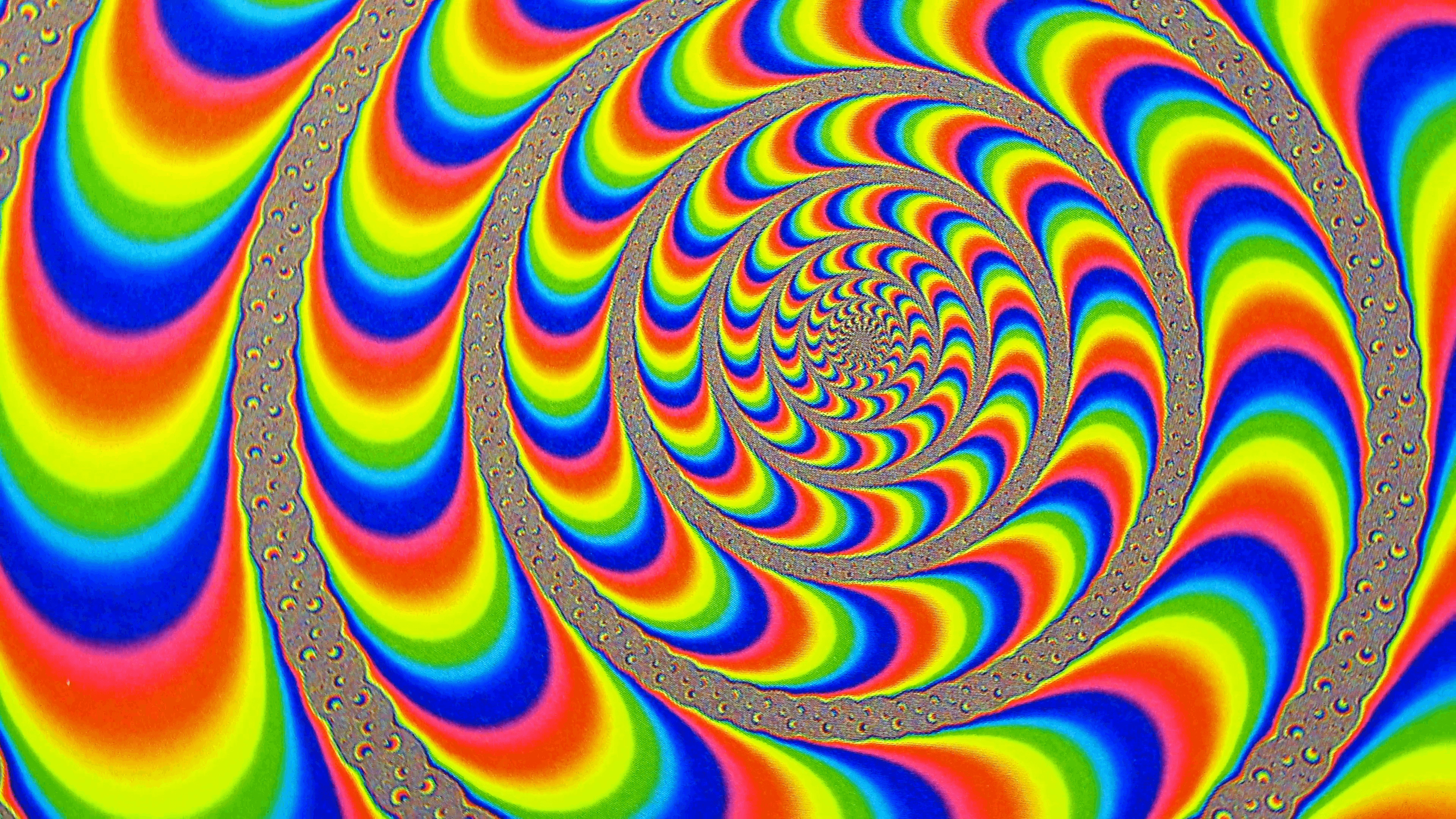 Optical illusion, Hypnotic Wallpaper, 3840x2160 4K Desktop