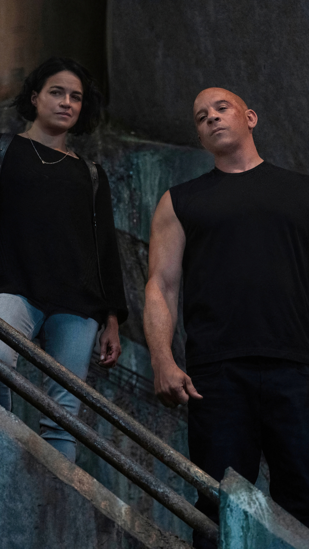 F9 movie, Dominic Toretto, Letty, HD wallpapers, 1080x1920 Full HD Phone