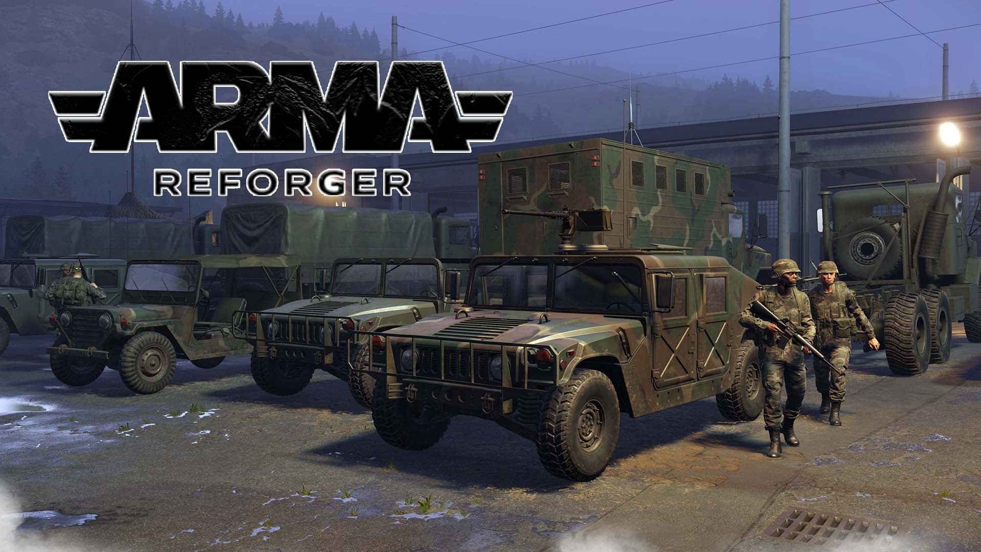 Arma Reforger: A 2022 first-person tactical military shooter, developed by Czech studio Bohemia Interactive. 1920x1080 Full HD Wallpaper.