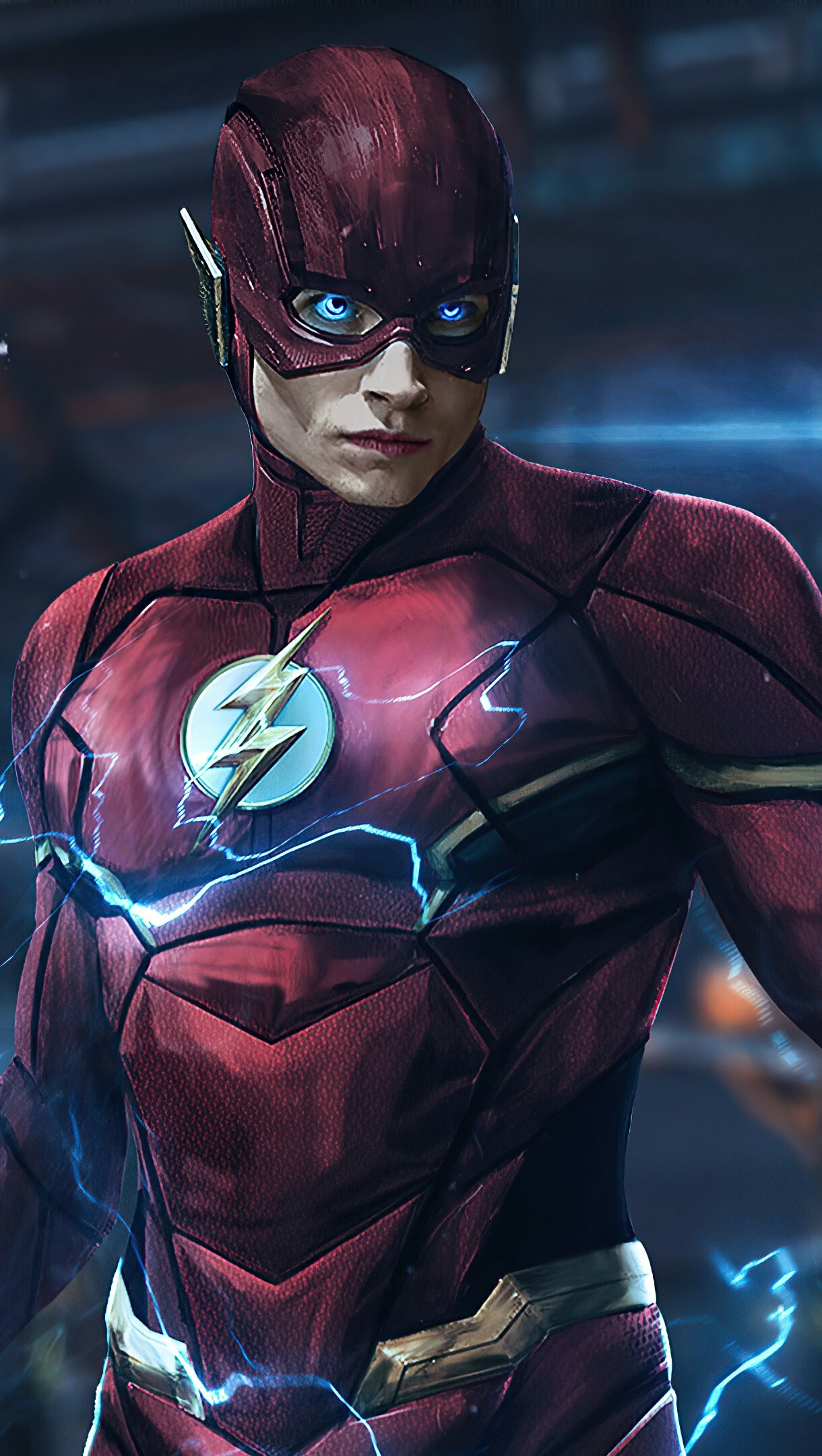 Flash (DC): After being struck by lightning, Barry Allen wakes up from his coma to discover he's been given the power of super speed. 1220x2160 HD Background.