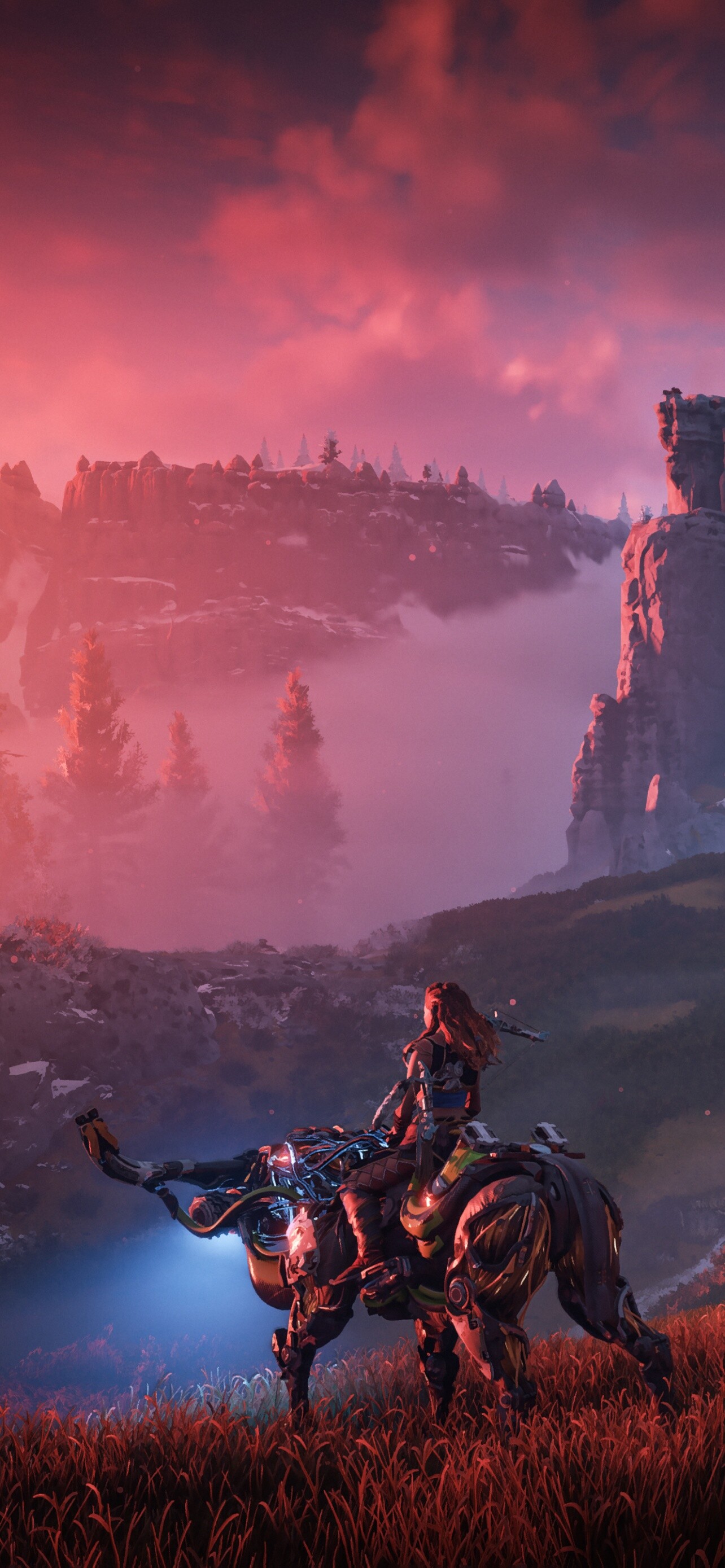 Horizon Zero Dawn: Aloy, Created as a character who could provide many tactical options in battle. 1290x2780 HD Wallpaper.