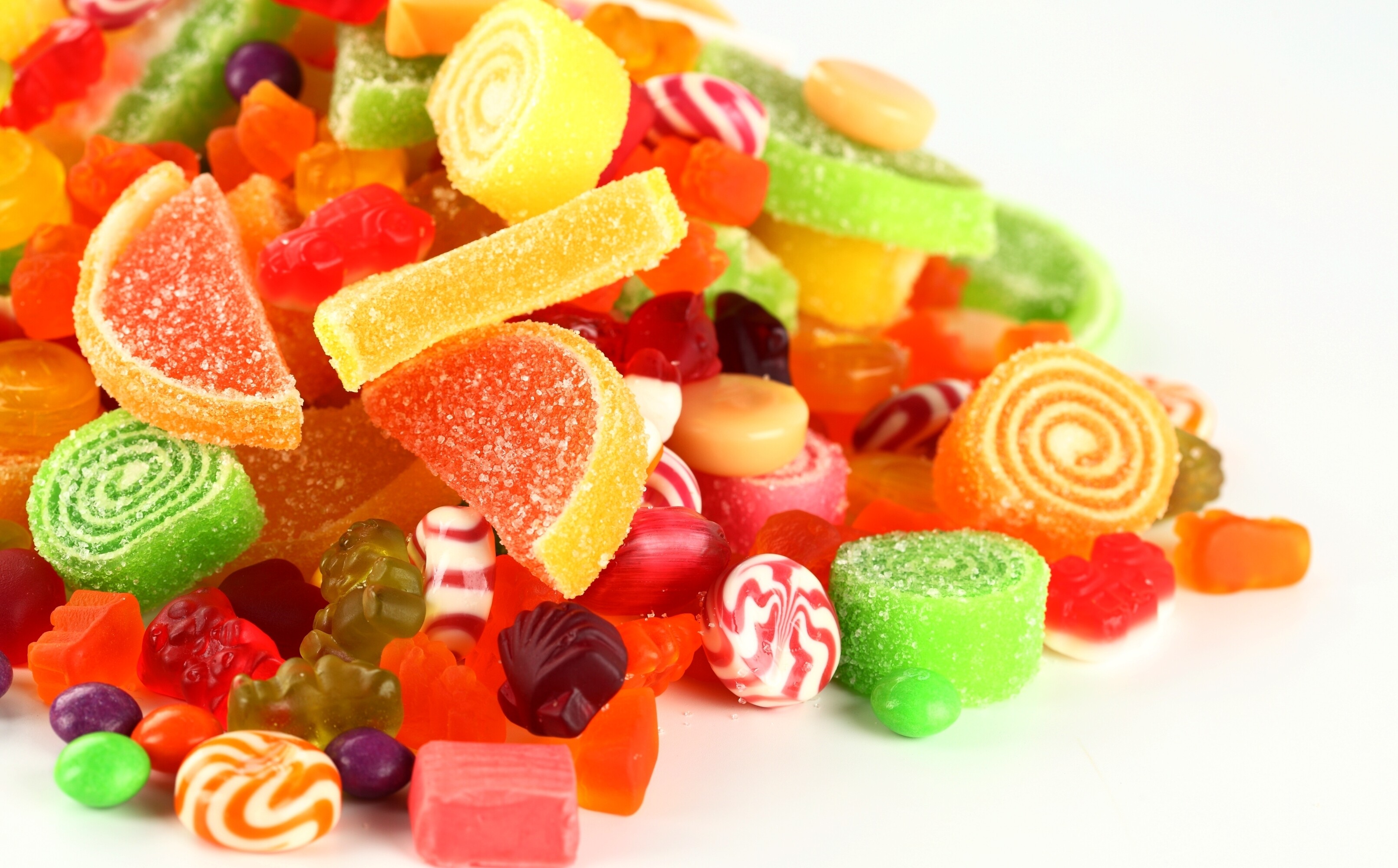 Sweets: Gummies, Gelatin-based chewable candies. 3220x2000 HD Wallpaper.