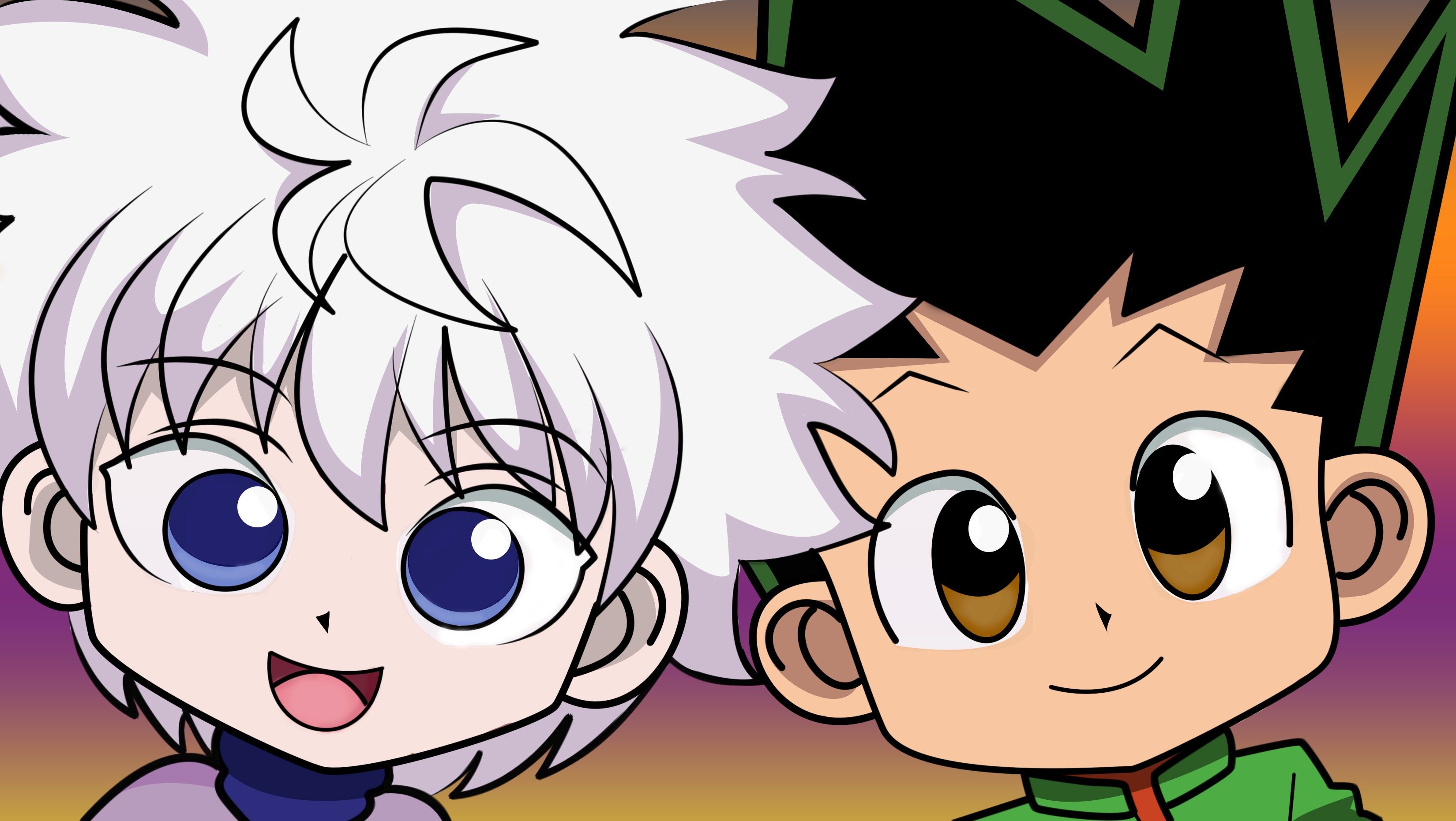 Gon and Killua, Anime, Hunter x Hunter, 3300x1870 HD Desktop