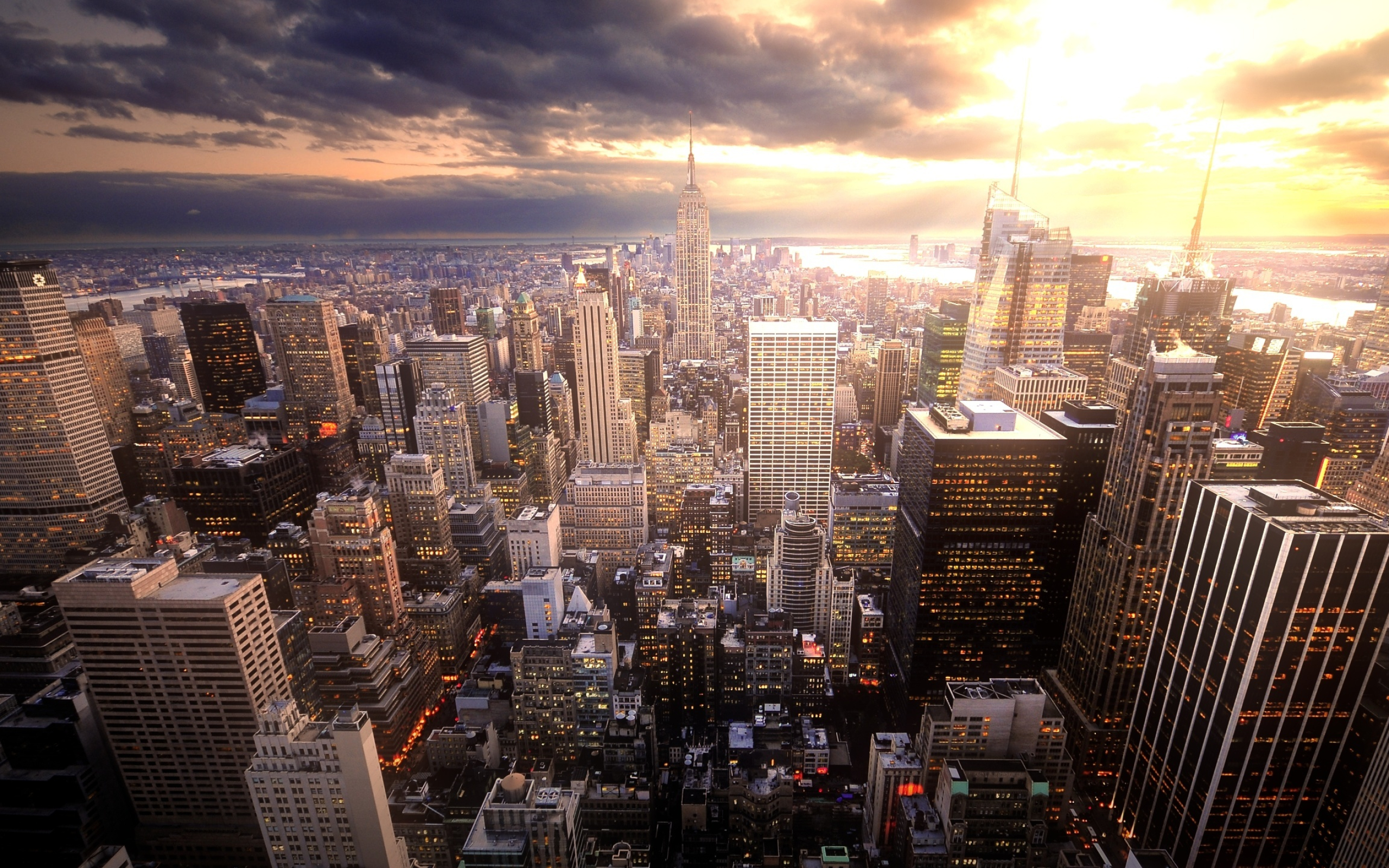 Manhattan (Travels), Manhattan desktop wallpapers, Urban cityscapes, Desktop backgrounds, 2560x1600 HD Desktop