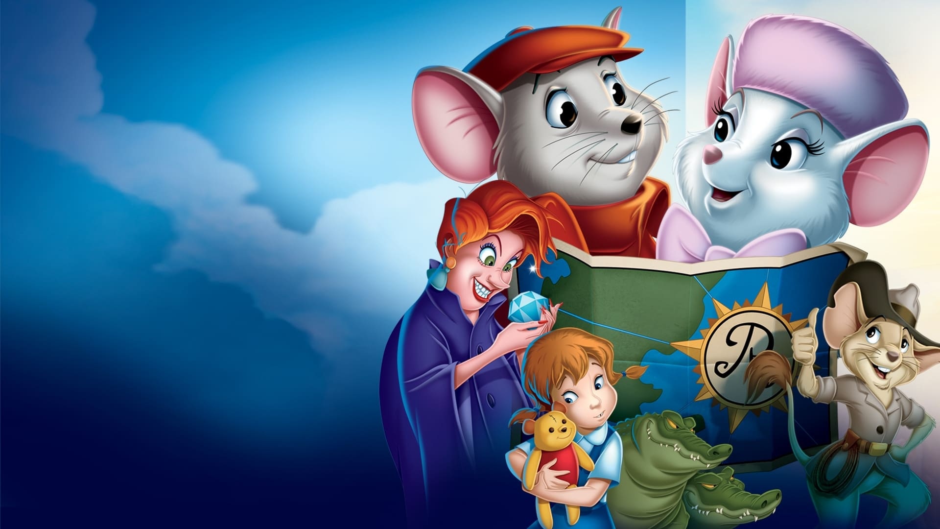 The Rescuers, Rescue missions, Endearing characters, Disney animation, 1920x1080 Full HD Desktop