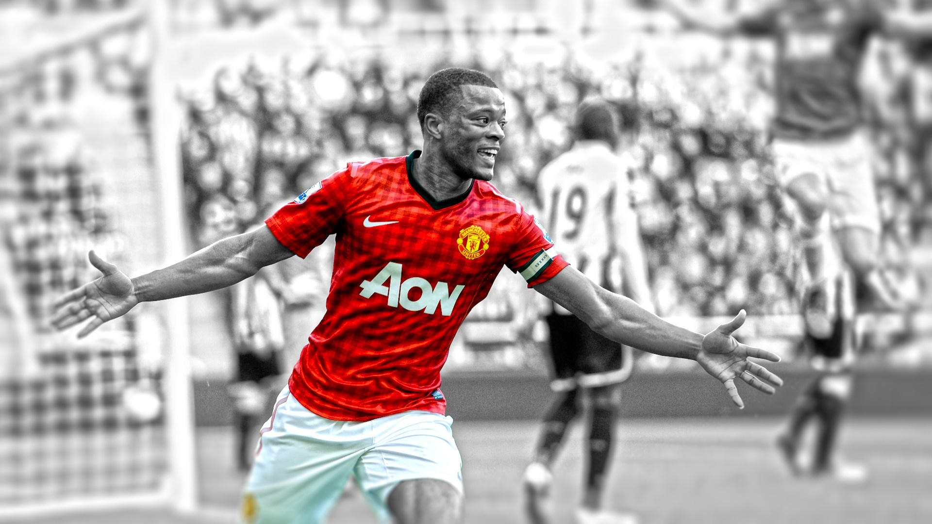 Patrice Evra, Sports icon, HD wallpapers, Backgrounds, 1920x1080 Full HD Desktop