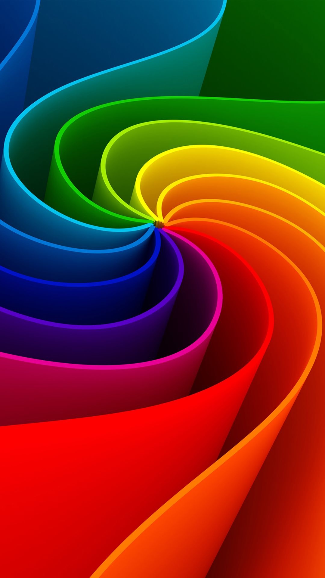 Swirl, Colorful 3D swirl iPhone wallpaper, Wallpaper para iPhone 6, 1080x1920 Full HD Phone