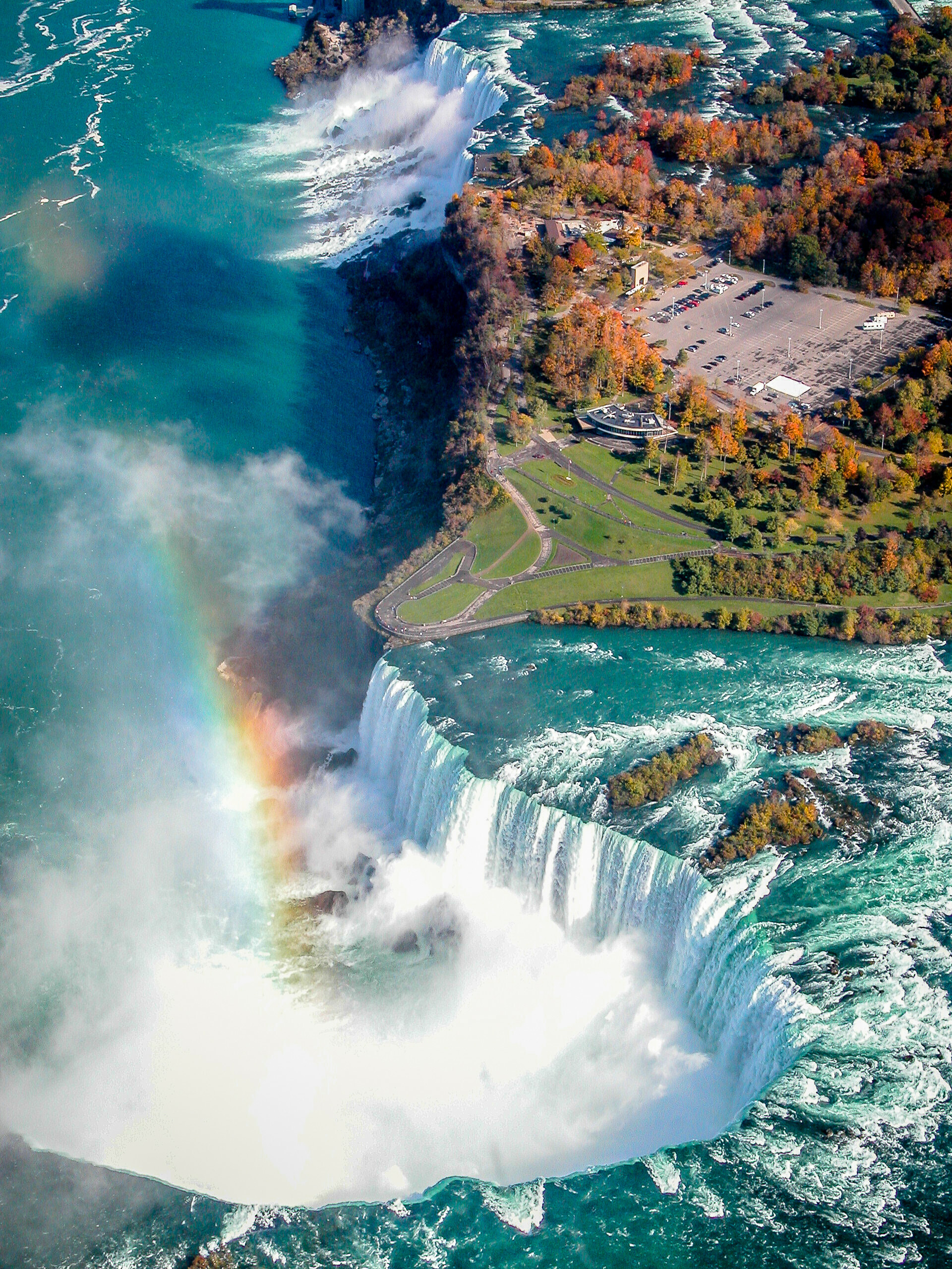 Niagara Falls: A popular tourist attraction for over 200 years, Waterfall. 1920x2560 HD Background.