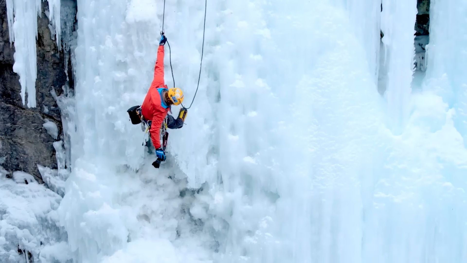 Ice Climbing: The Most Experienced Mountaineers, Insulated Ice, Climbing Boots, Climbing harness, Climbing helmet, Bern, Switzerland. 1920x1080 Full HD Wallpaper.