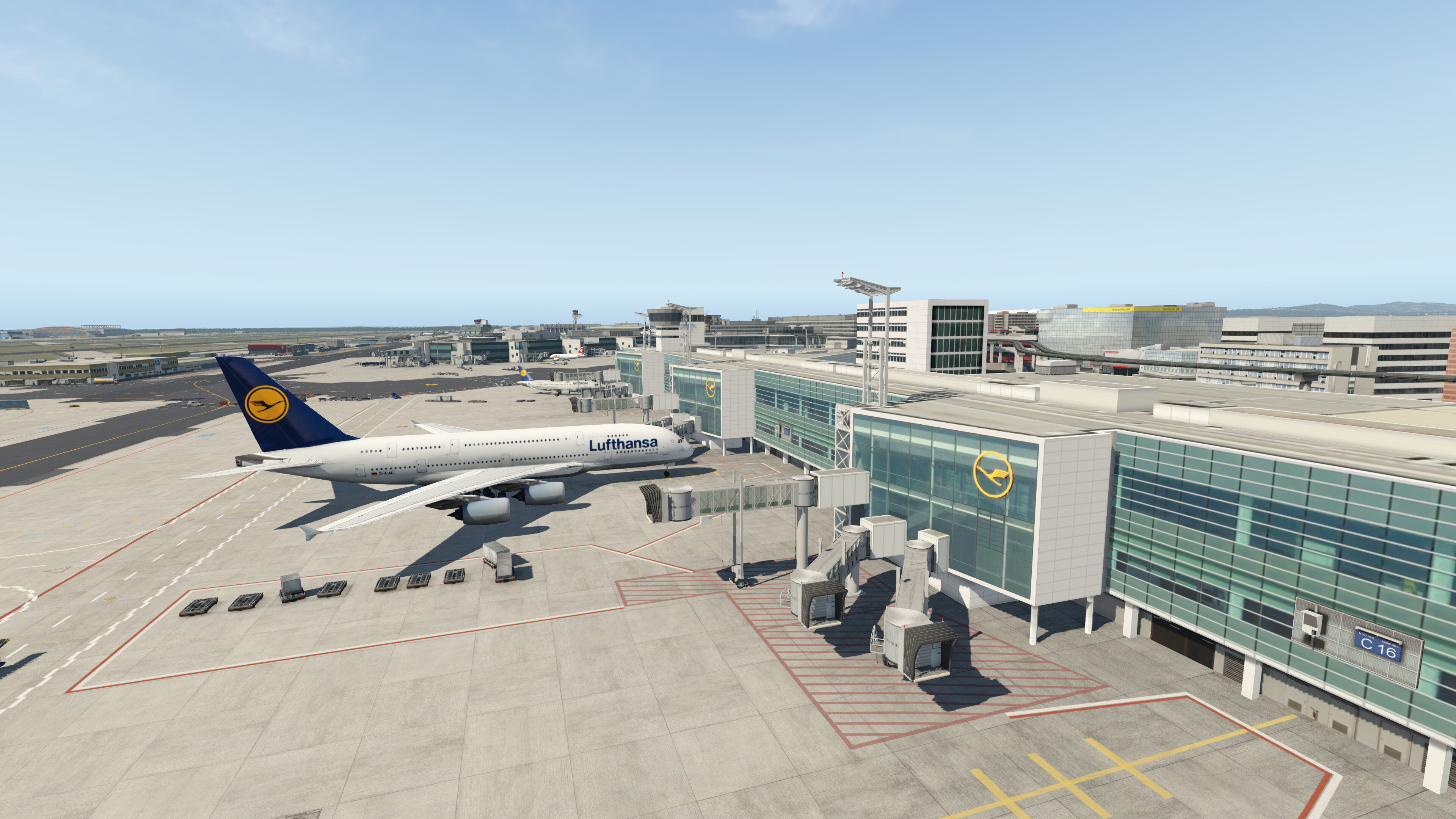 Frankfurt Airport, Impressive aviation hub, European travel gateway, Modern infrastructure, 3840x2160 4K Desktop