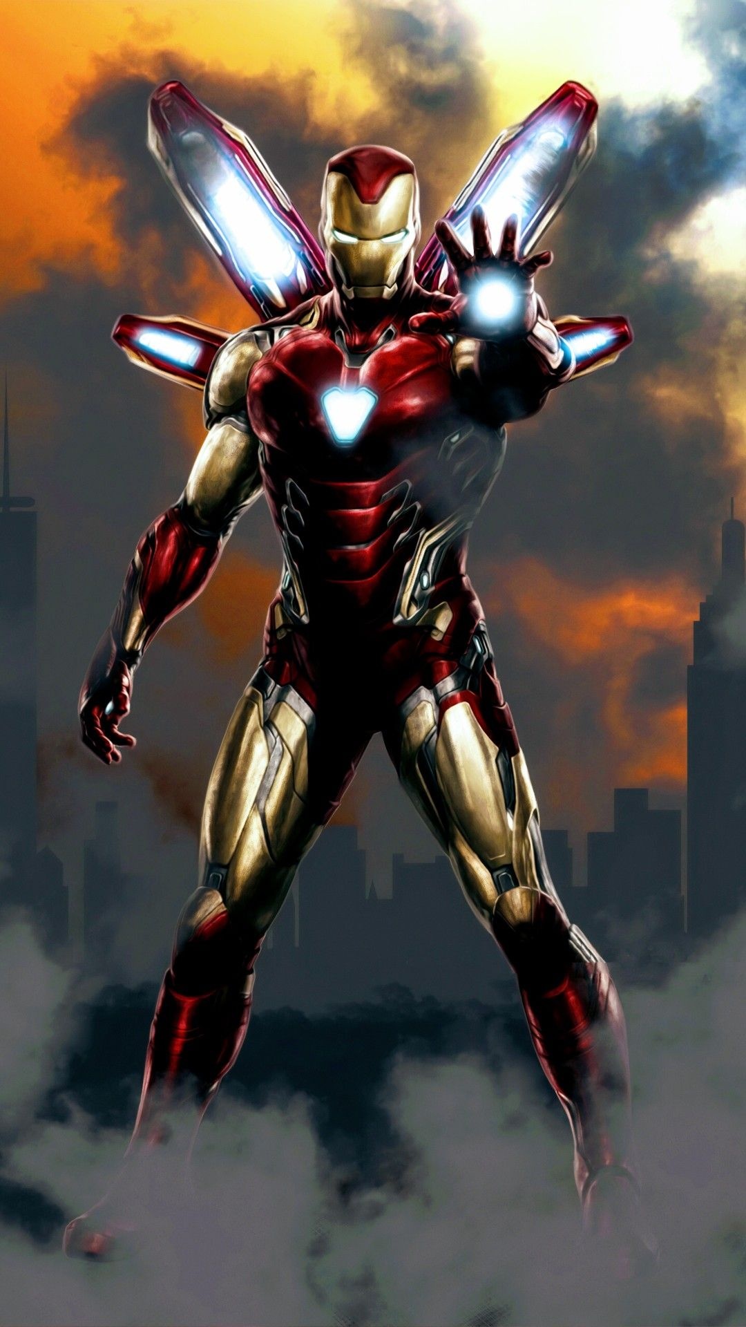 Iron Man suit, new suit, wallpapers, 1080x1920 Full HD Handy